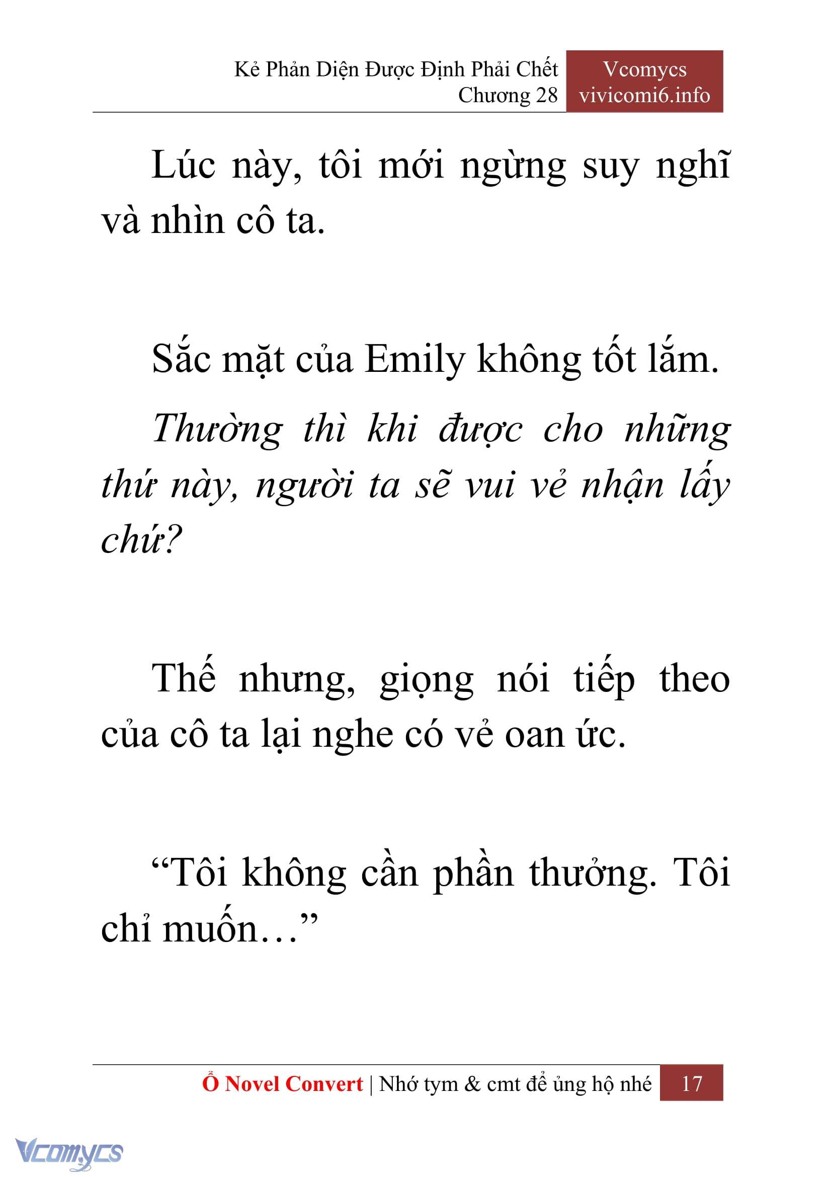 [Novel] Kẻ Phản Diện Được Định Phải Chết Chap 28 - Trang 2