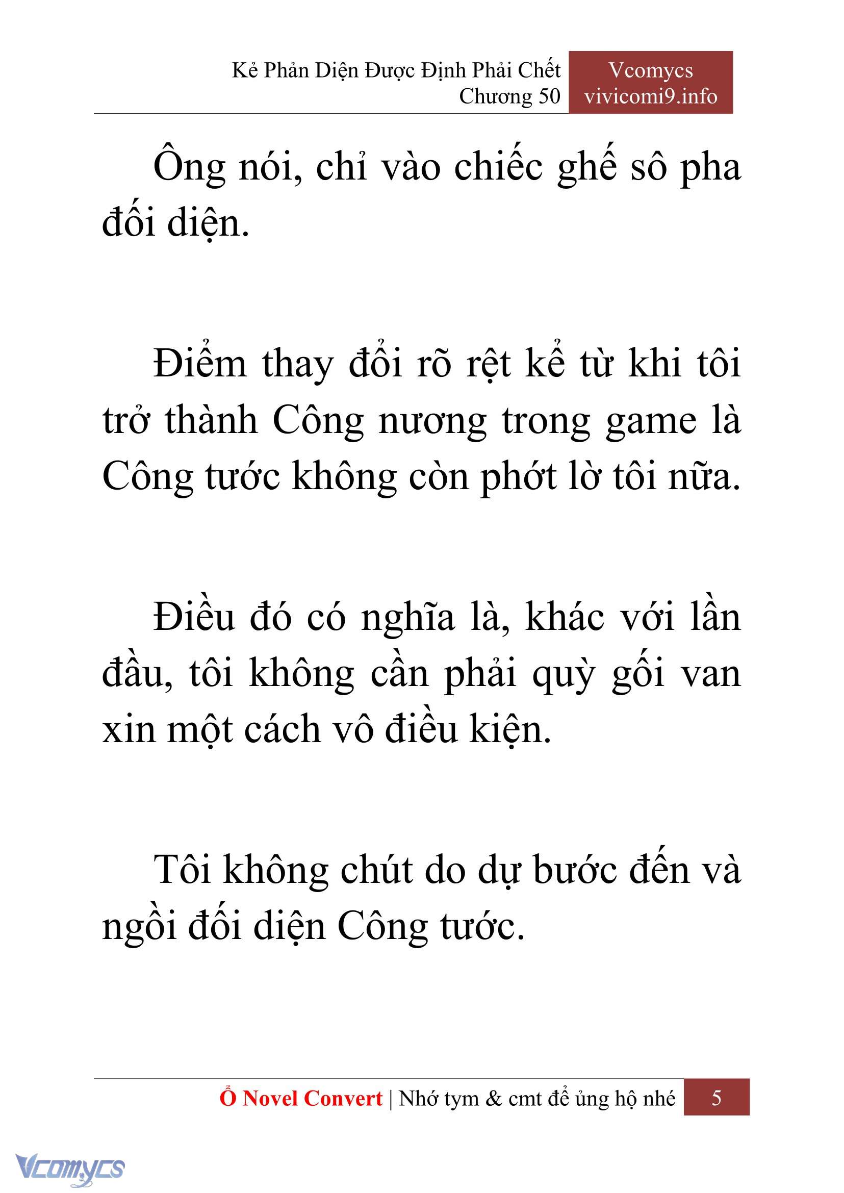 [Novel] Kẻ Phản Diện Được Định Phải Chết Chap 50 - Trang 2