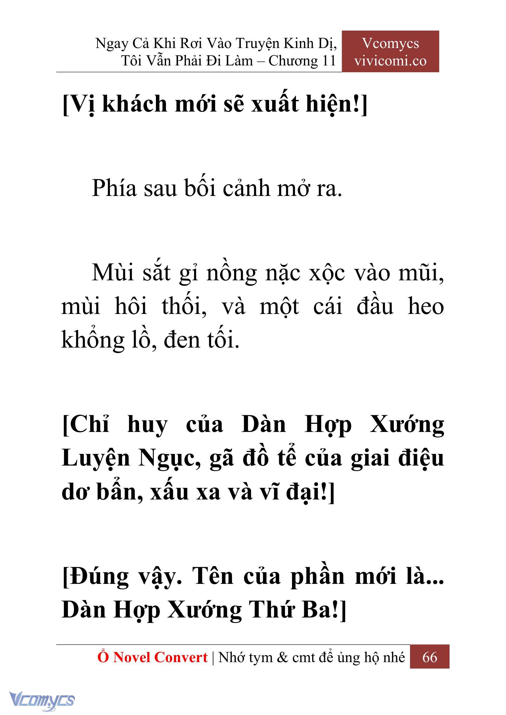 [Novel] Ngay Cả Khi Rơi Vào Truyện Kinh Dị, Tôi Vẫn Phải Đi Làm Chap 11 - Next 