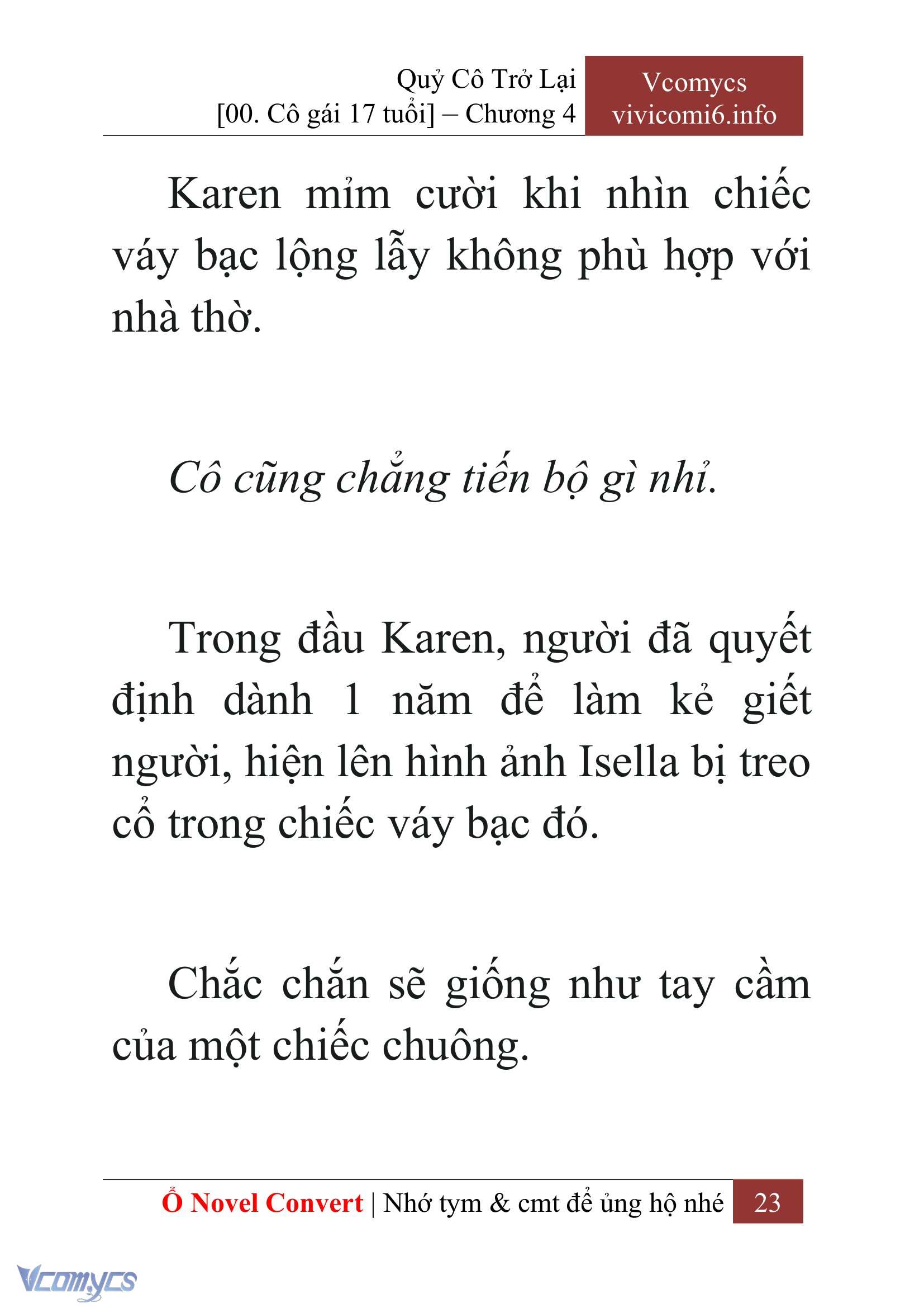 [Novel] Quý Cô Trở Lại Chap 4 - Trang 2