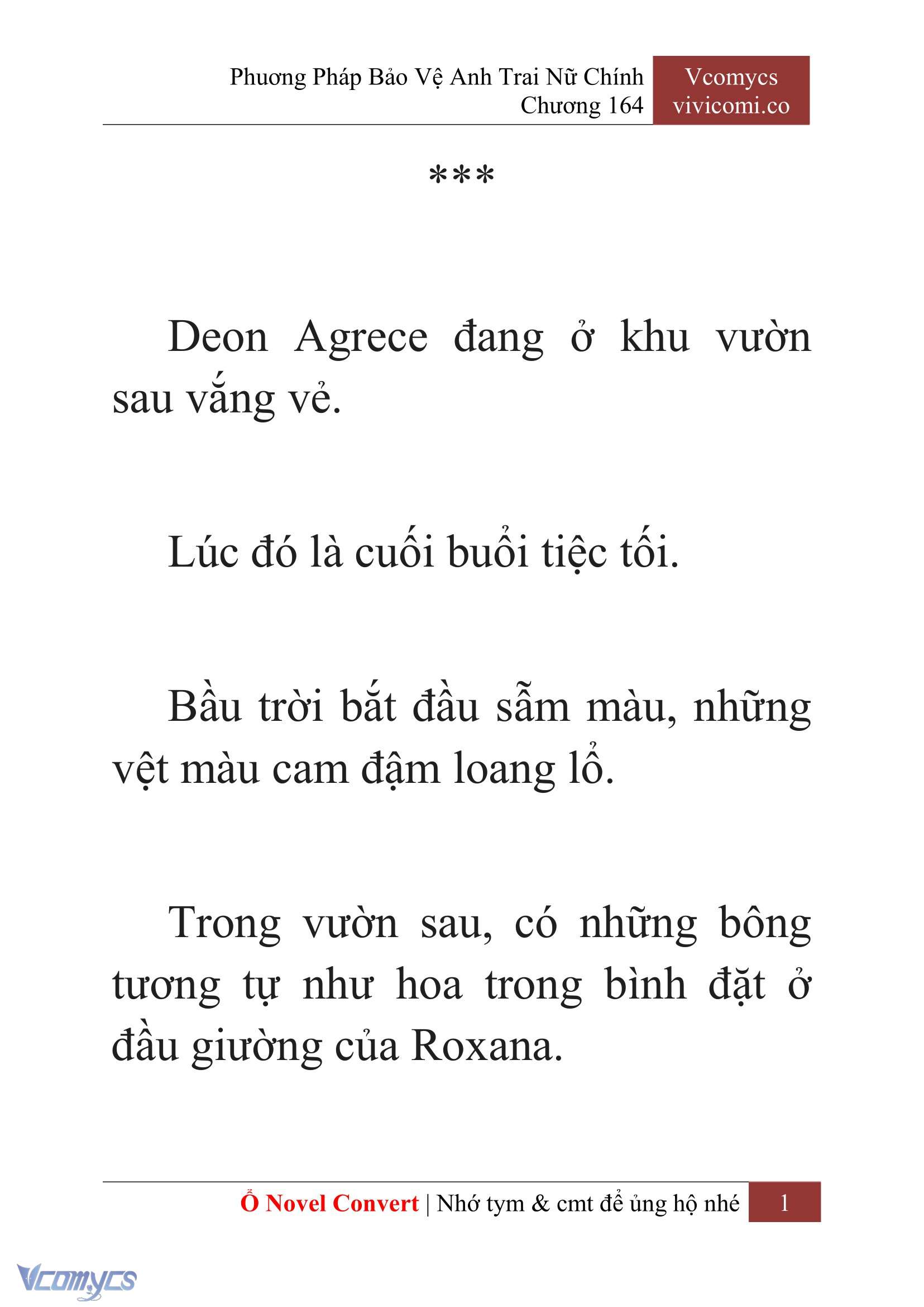 [Novel] Phương Pháp Bảo Vệ Anh Trai Nữ Chính Chap 164 - Trang 2