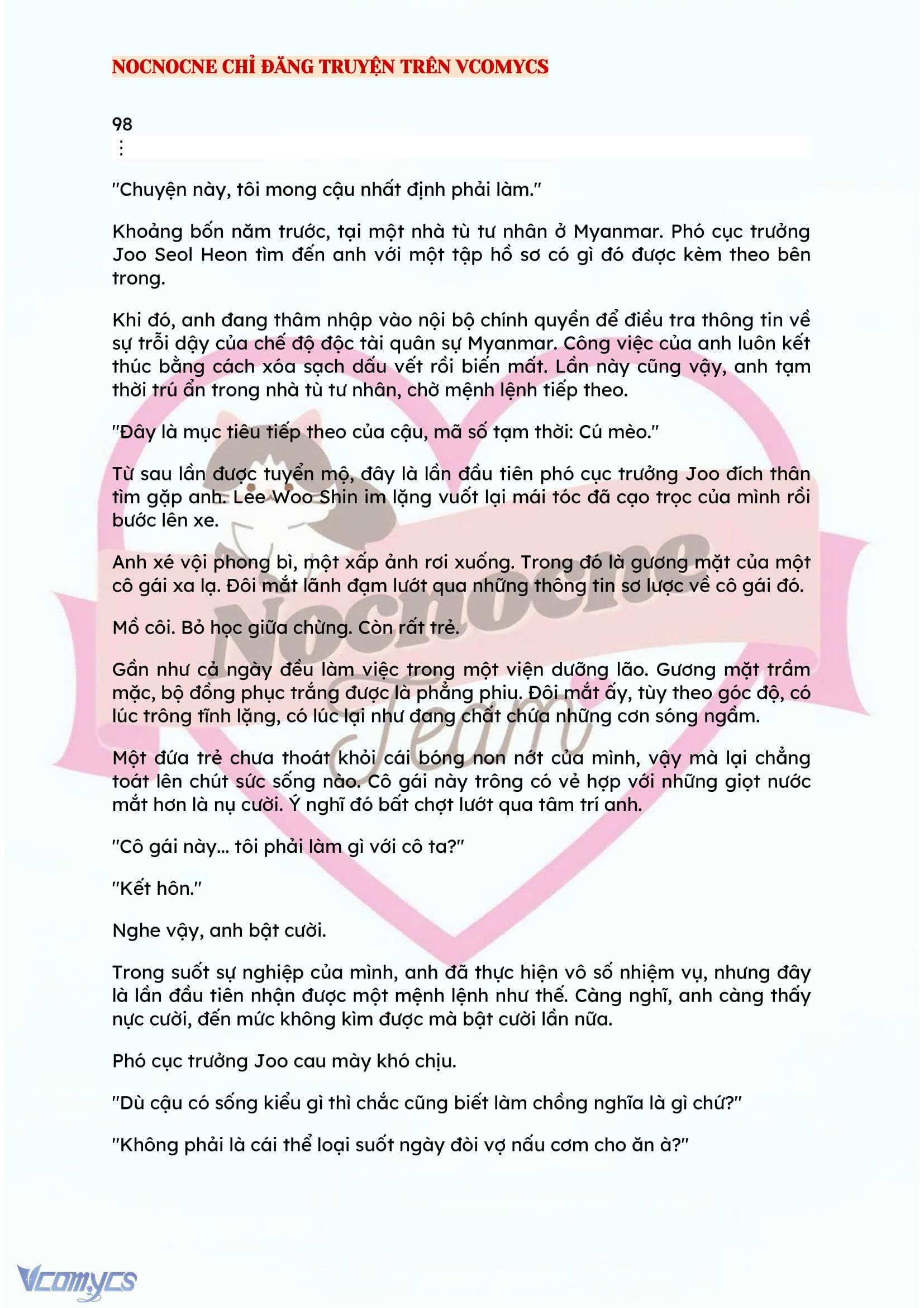[NOVEL] KẾT HÔN VỚI KẺ TÂM THẦN Chap 98 - Trang 2