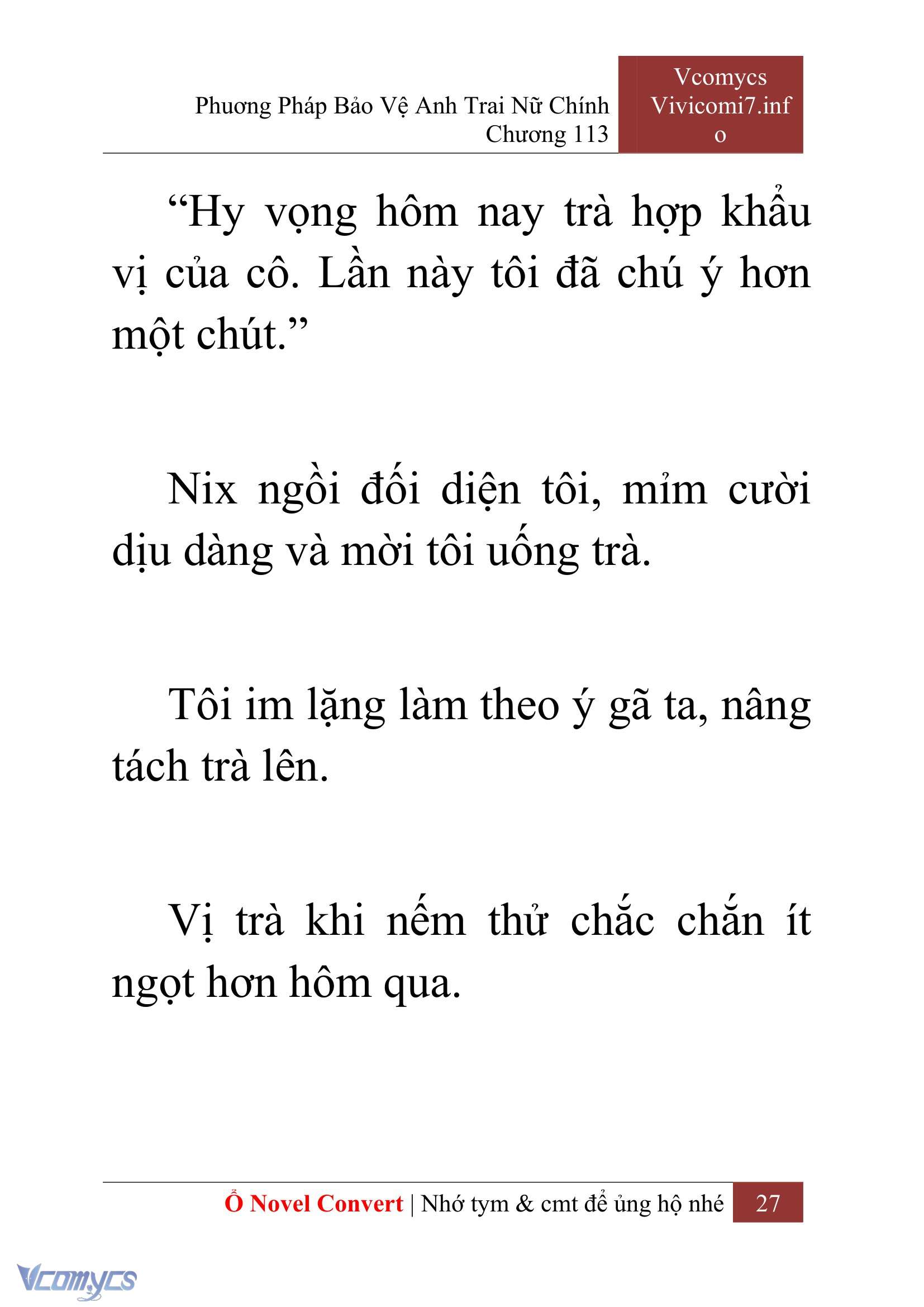 [Novel] Phương Pháp Bảo Vệ Anh Trai Nữ Chính Chap 113 - Trang 2