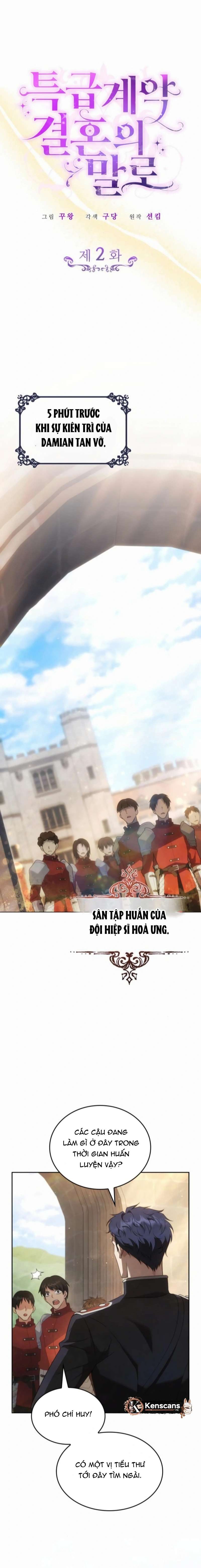 Kết cục của cuộc hôn nhân hợp đồng cao cấp Chap 2 - Trang 2