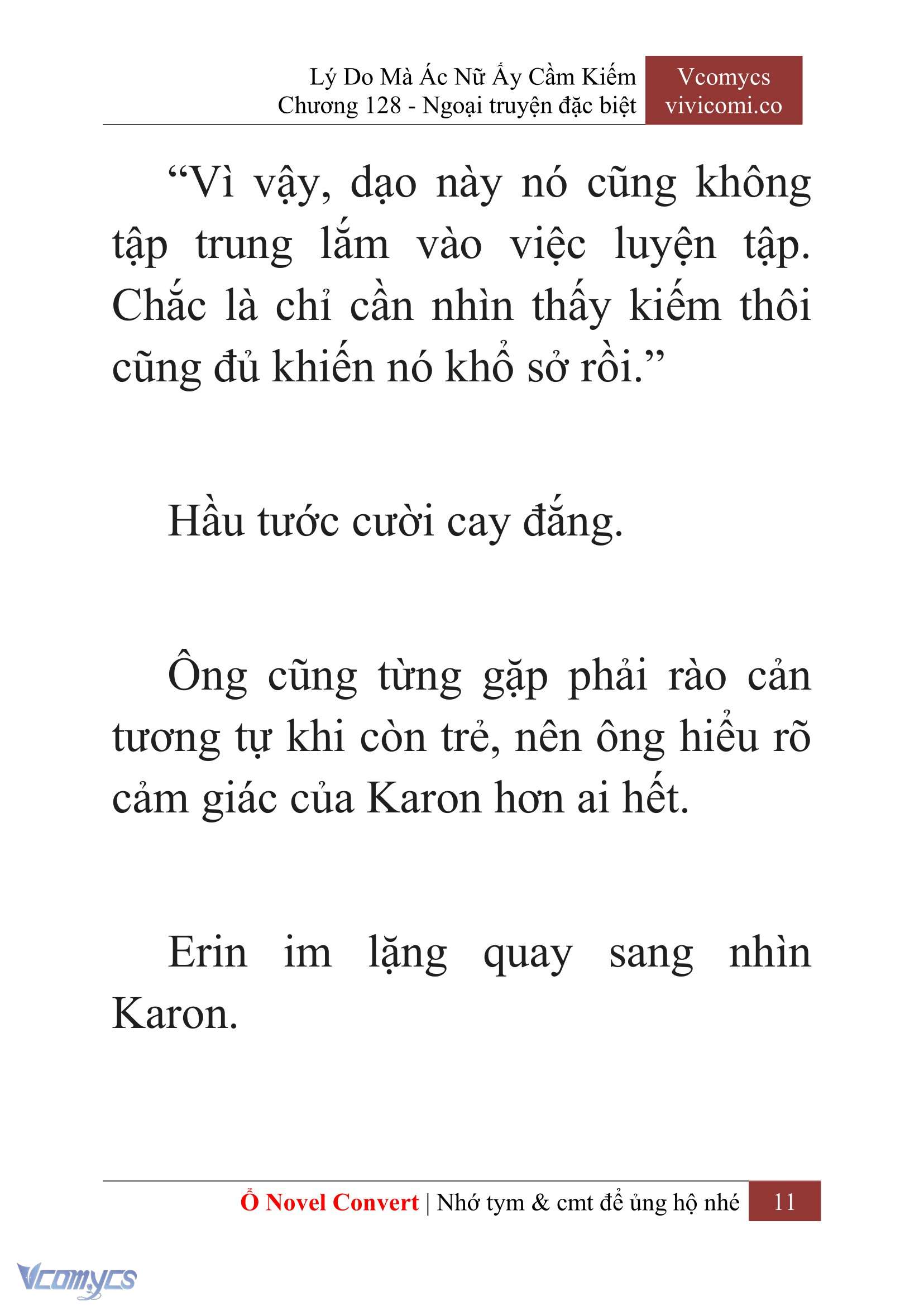 [Novel] Lý Do Mà Ác Nữ Ấy Cầm Kiếm Chap 128 - Trang 2