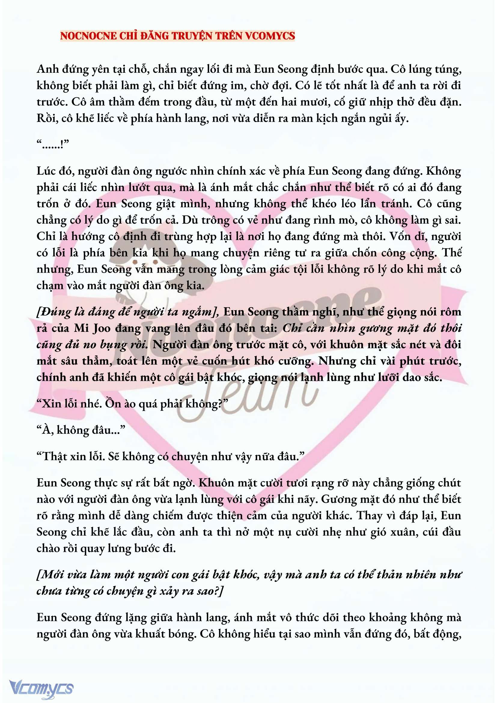 [NOVEL] CHÚNG TA KẾT THÚC VÀO MÙA THU Chap 4 - Next Chap 5