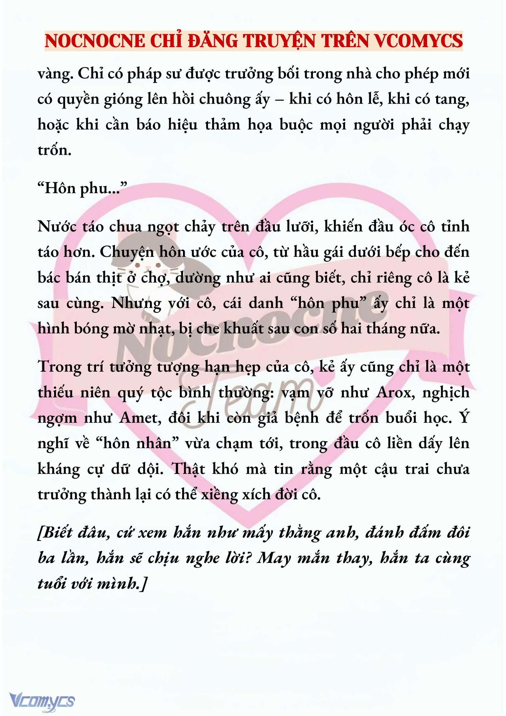 [NOVEL] CÁ RỪNG KHÔN NGOAN Chap 3 - Trang 2