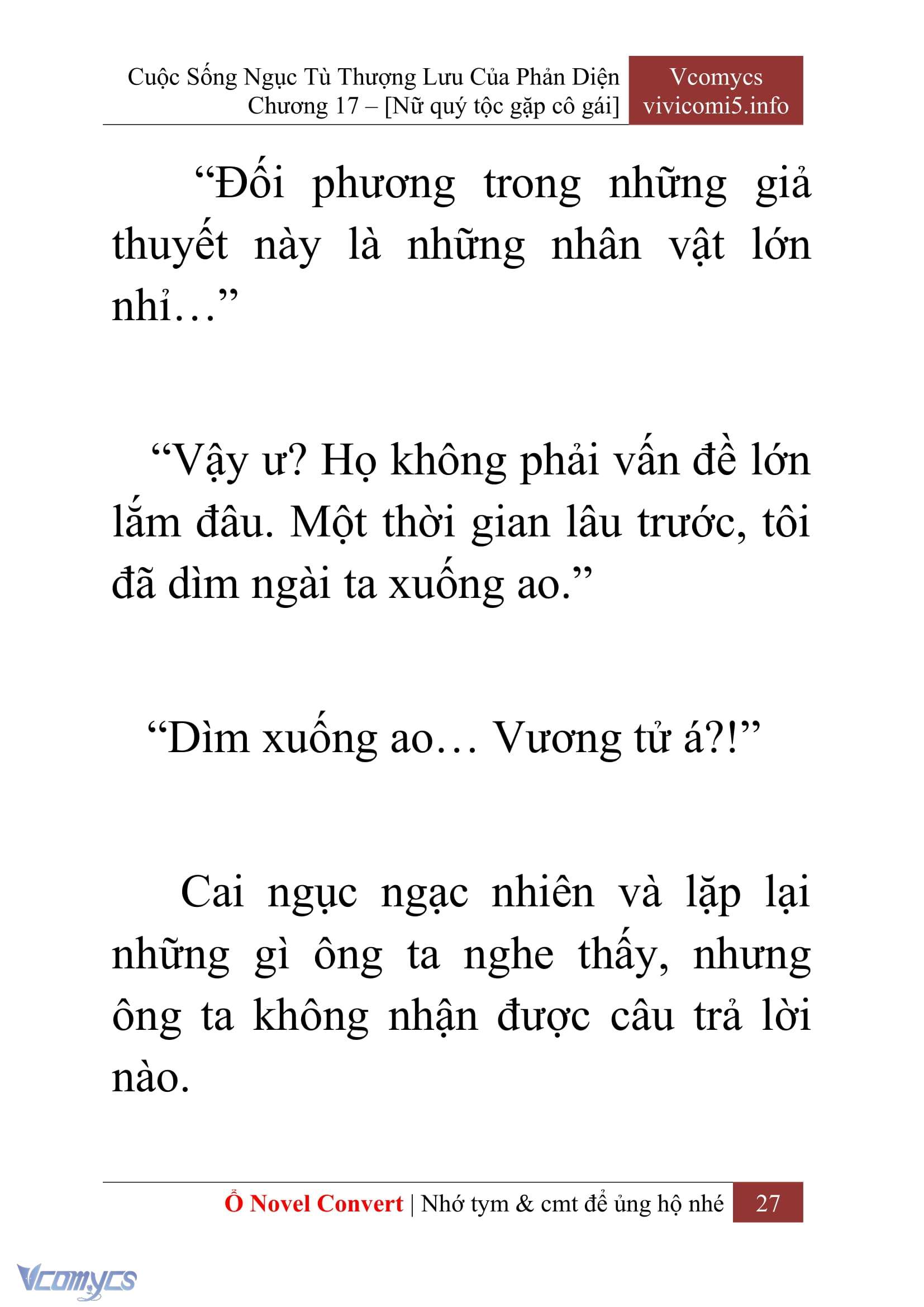 [Novel] Cuộc Sống Ngục Tù Thượng Lưu Của Nhân Vật Phản Diện Chap 17 - Trang 2