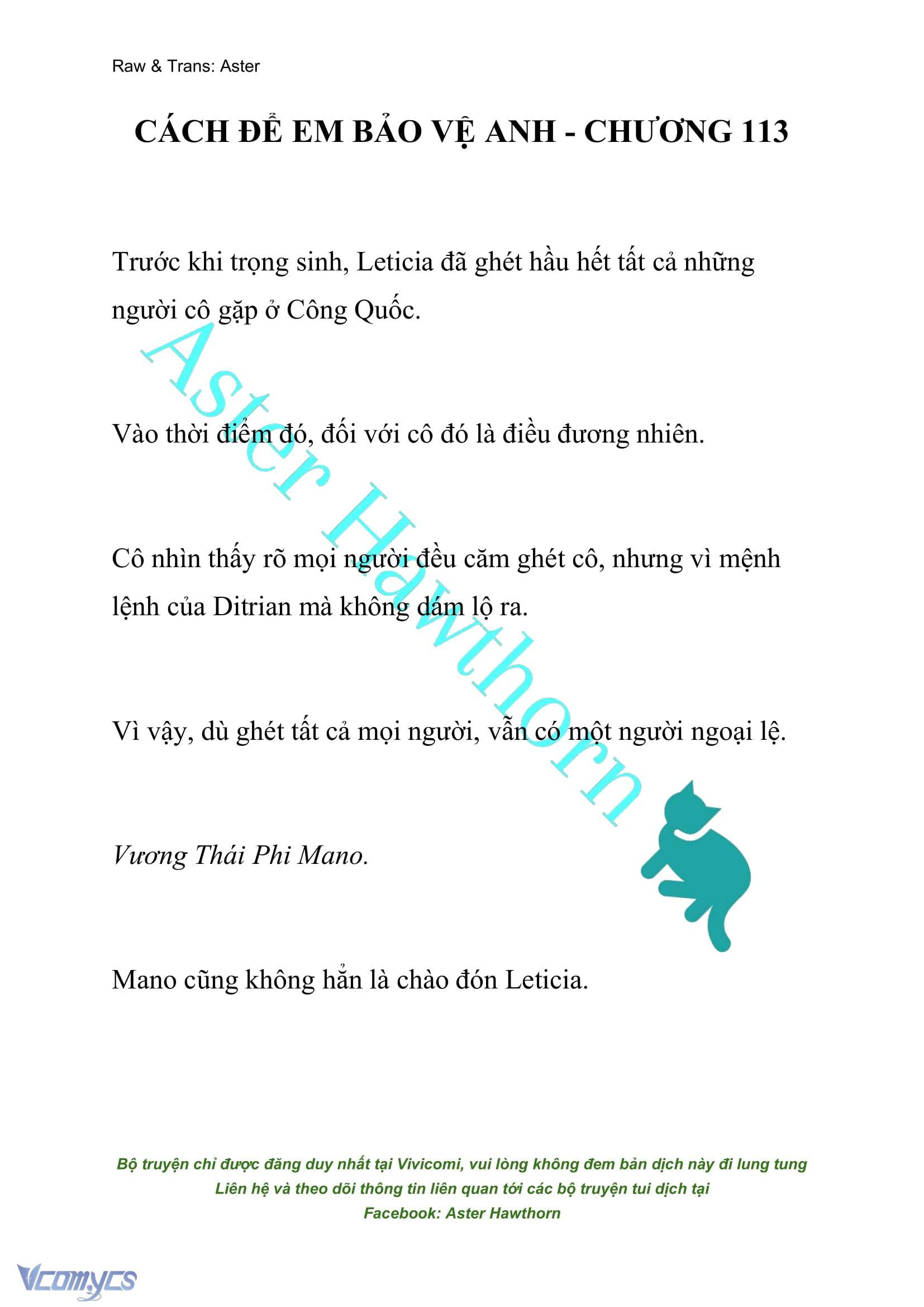 [NOVEL] Cách Để Em Bảo Vệ Anh Chap 113 - Next Chap 114