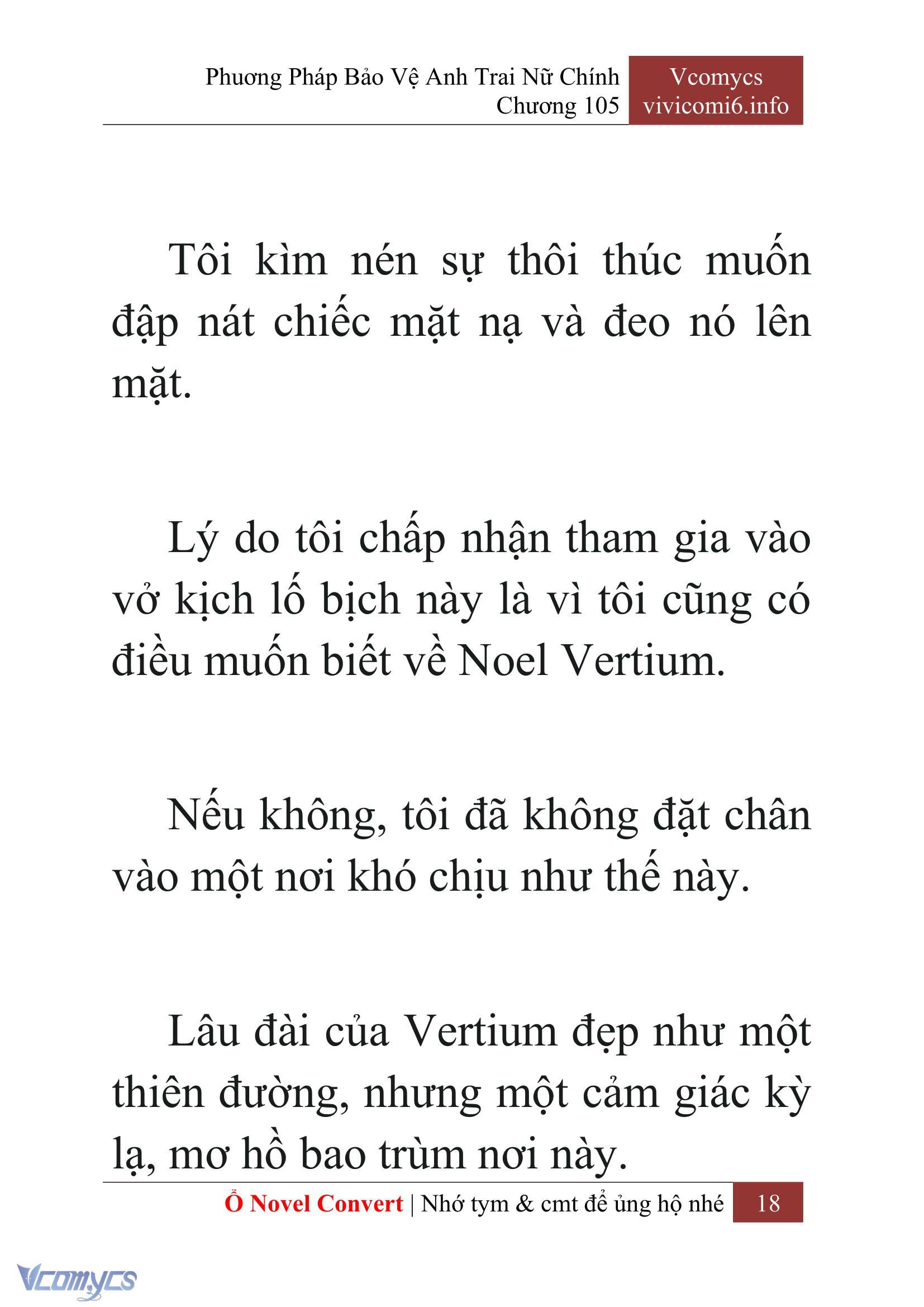 [Novel] Phương Pháp Bảo Vệ Anh Trai Nữ Chính Chap 105 - Trang 2