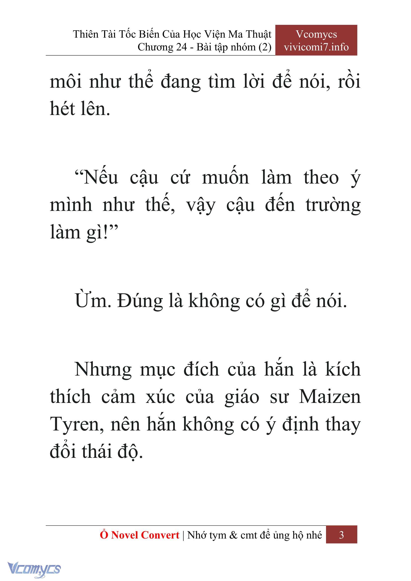 [Novel] Thiên Tài Tốc Biến Của Học Viện Ma Thuật Chap 24 - Trang 2