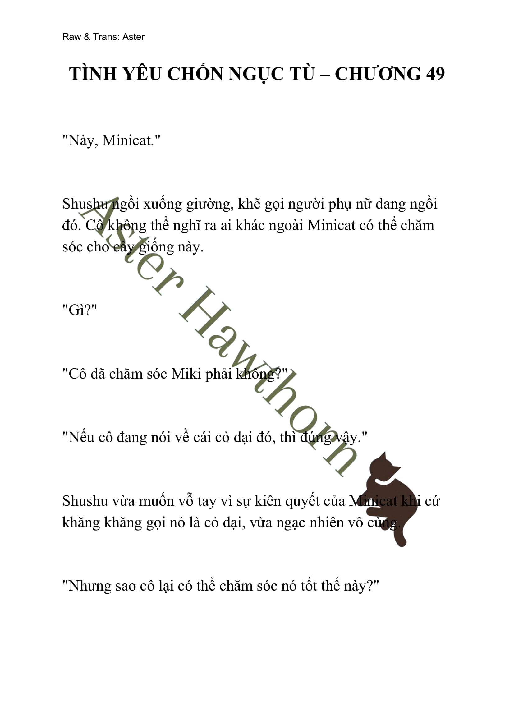 [NOVEL] Tình Yêu Chốn Ngục Tù Chap 49 - Next Chap 50