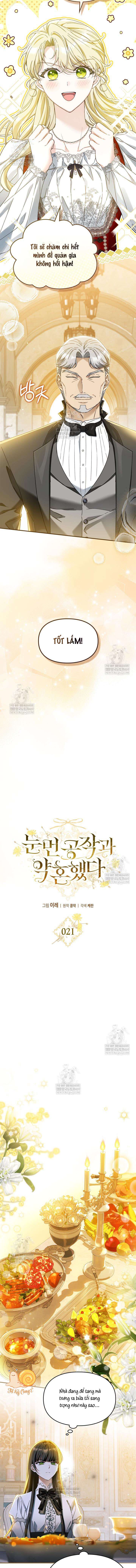 Tôi Đã Đính Hôn Với Vị Công Tước Mù Chap 21 - Trang 2