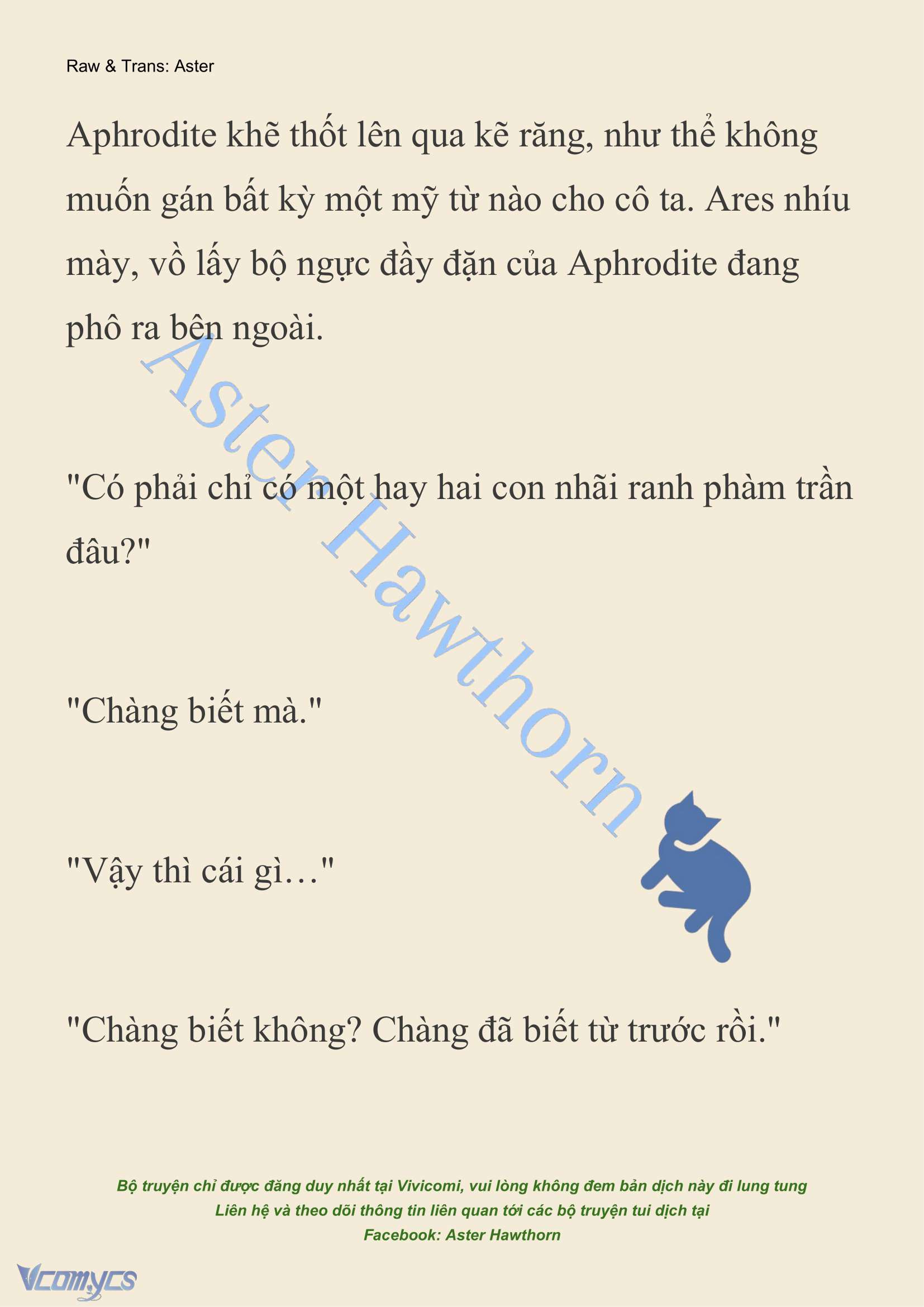 [NOVEL] Dành Cho Các Nữ Thần: Dành cho Psyche Chap 3 - Trang 2