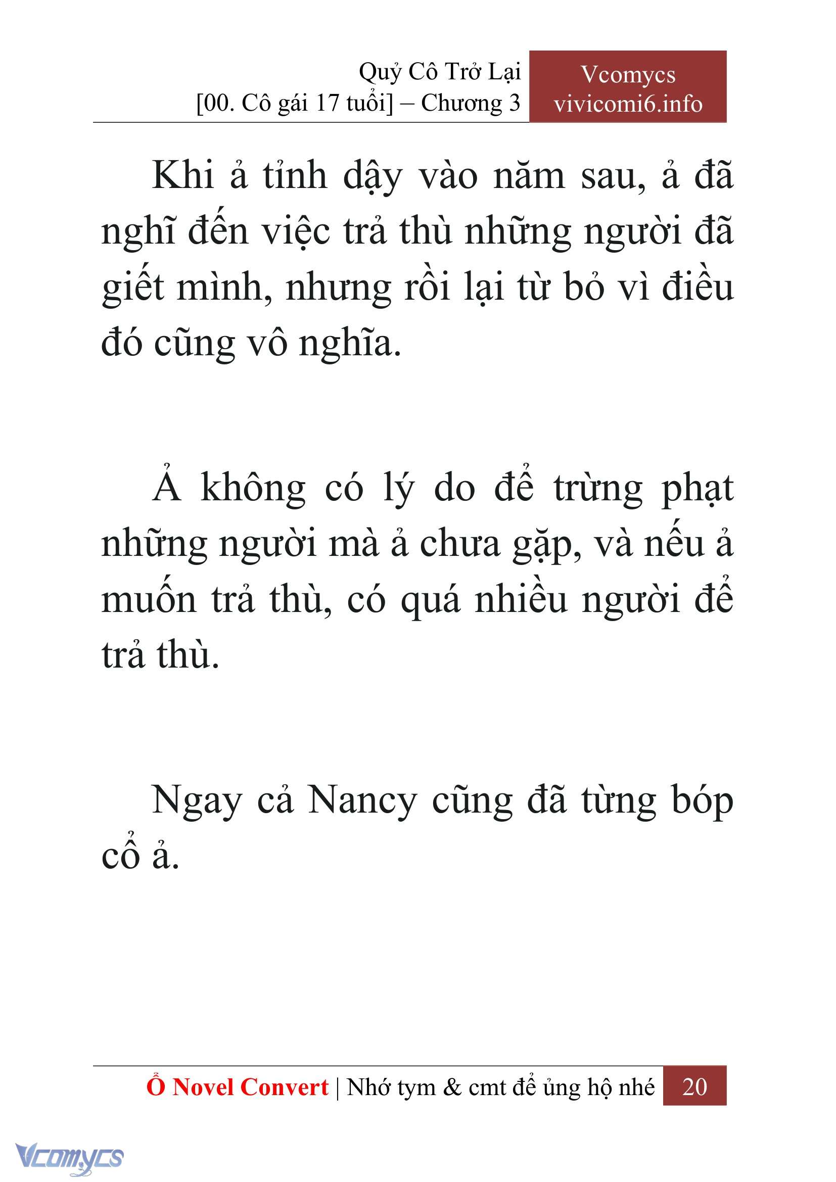 [Novel] Quý Cô Trở Lại Chap 3 - Trang 2
