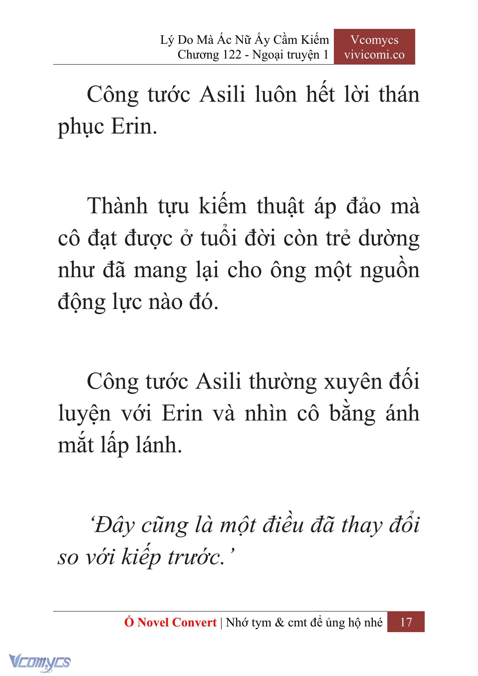 [Novel] Lý Do Mà Ác Nữ Ấy Cầm Kiếm Chap 122 - Trang 2