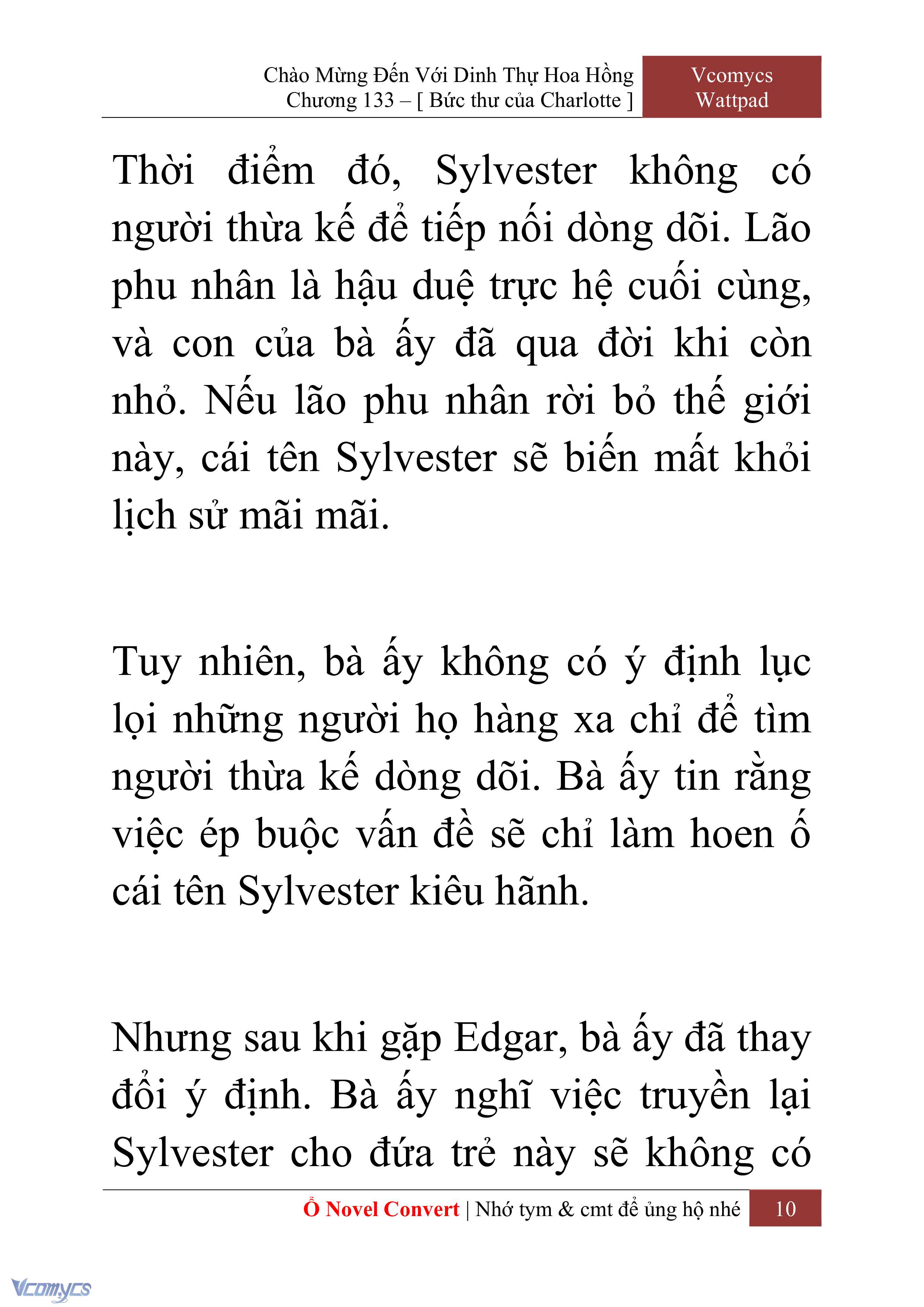 [Novel] Chào Mừng Đến Với Dinh Thự Hoa Hồng Chap 133 - Trang 2