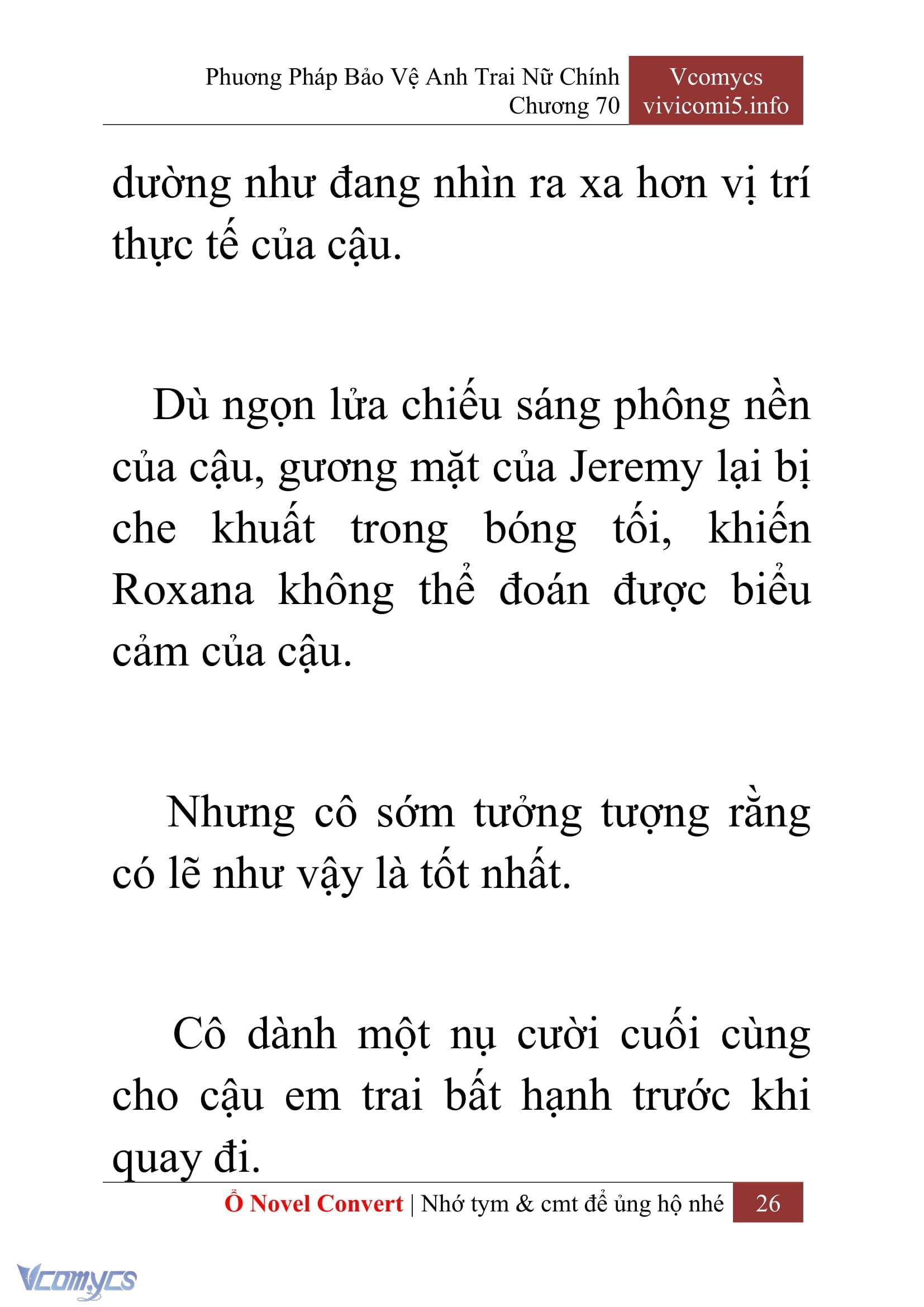 [Novel] Phương Pháp Bảo Vệ Anh Trai Nữ Chính Chap 70 - Trang 2