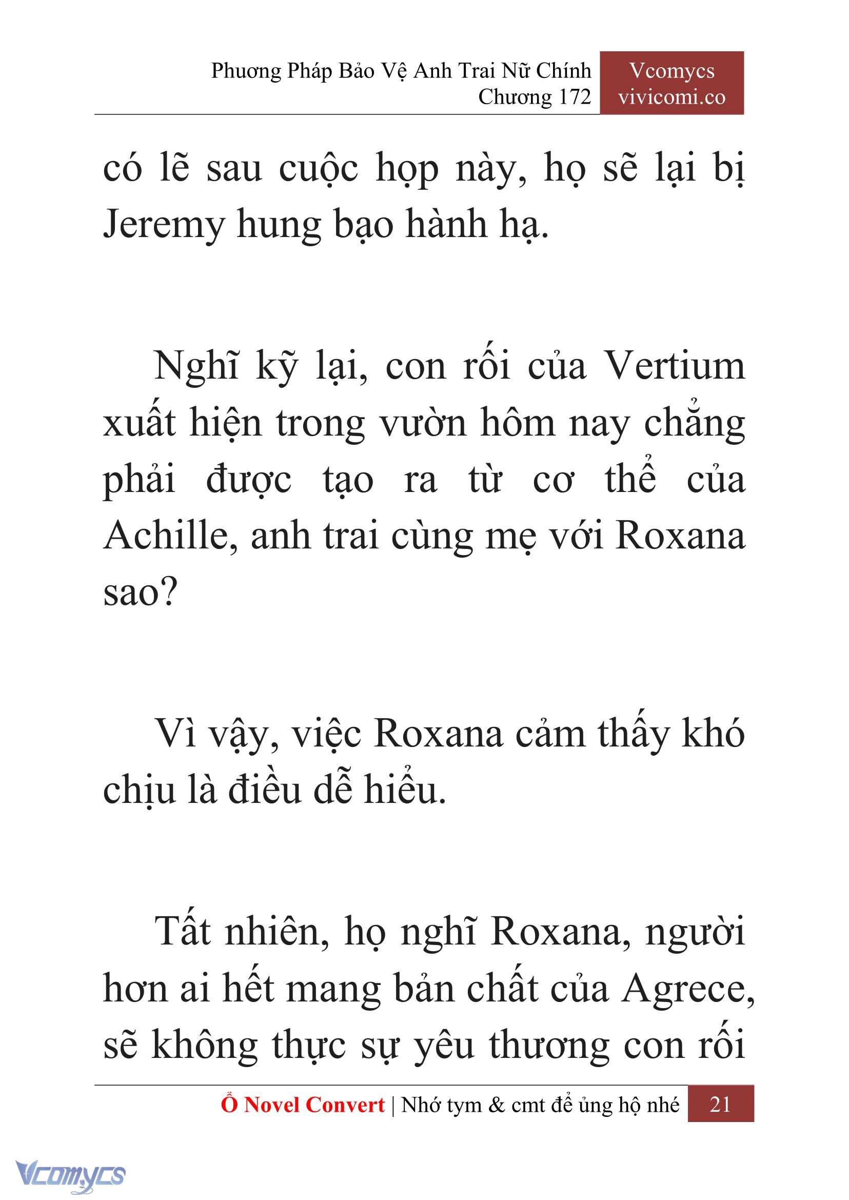 [Novel] Phương Pháp Bảo Vệ Anh Trai Nữ Chính Chap 172 - Trang 2