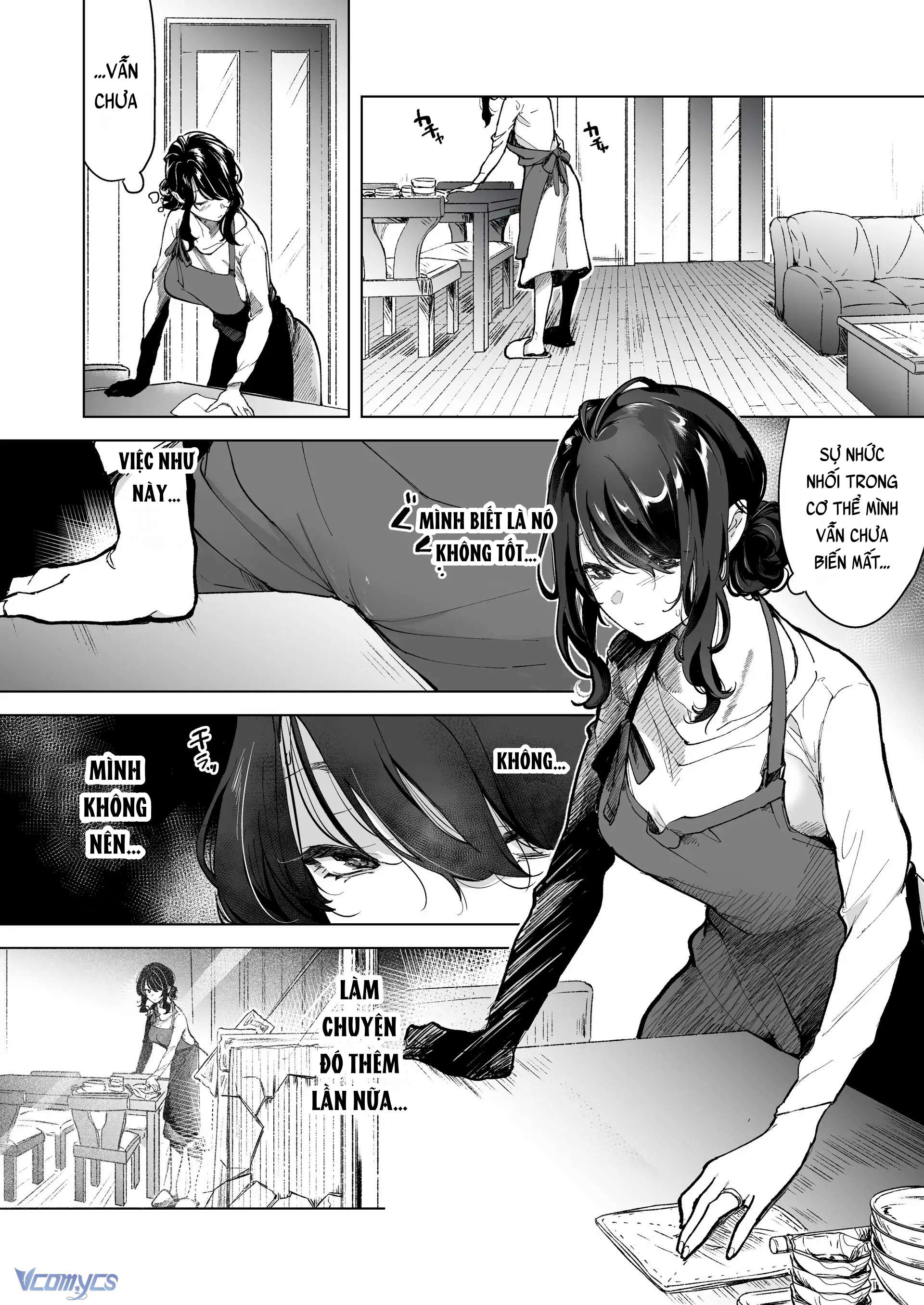 『18+』Anh cảnh sát nhà bên si tình - Cô vợ ngày ngày bị giam giữ và NTR trong lồng sắt Chap 1 - Trang 2