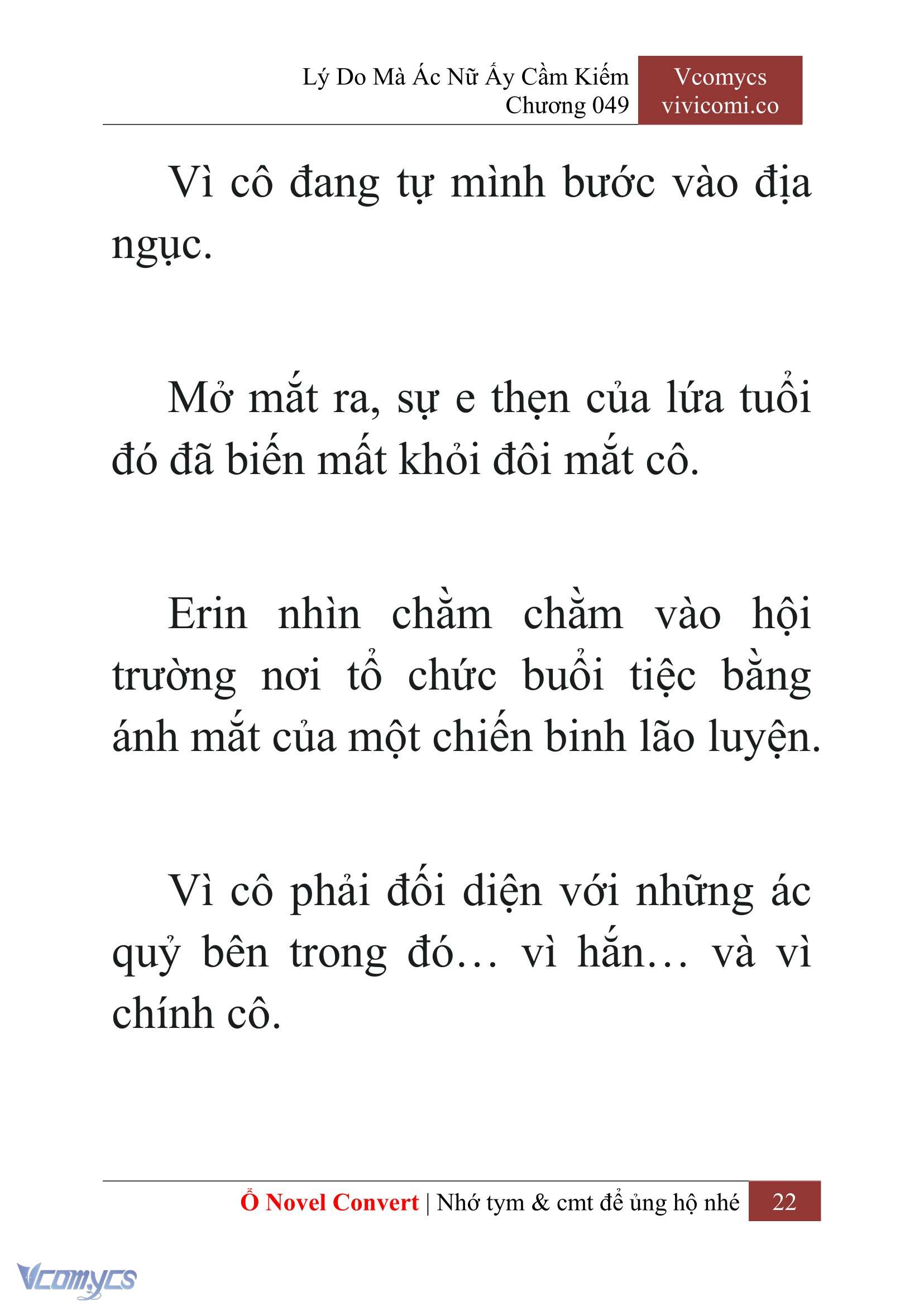[Novel] Lý Do Mà Ác Nữ Ấy Cầm Kiếm Chap 49 - Next Chap 50