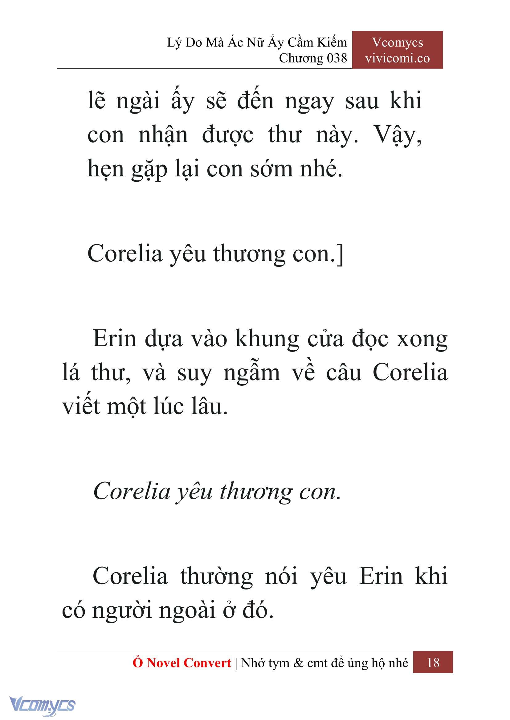 [Novel] Lý Do Mà Ác Nữ Ấy Cầm Kiếm Chap 38 - Next Chap 39