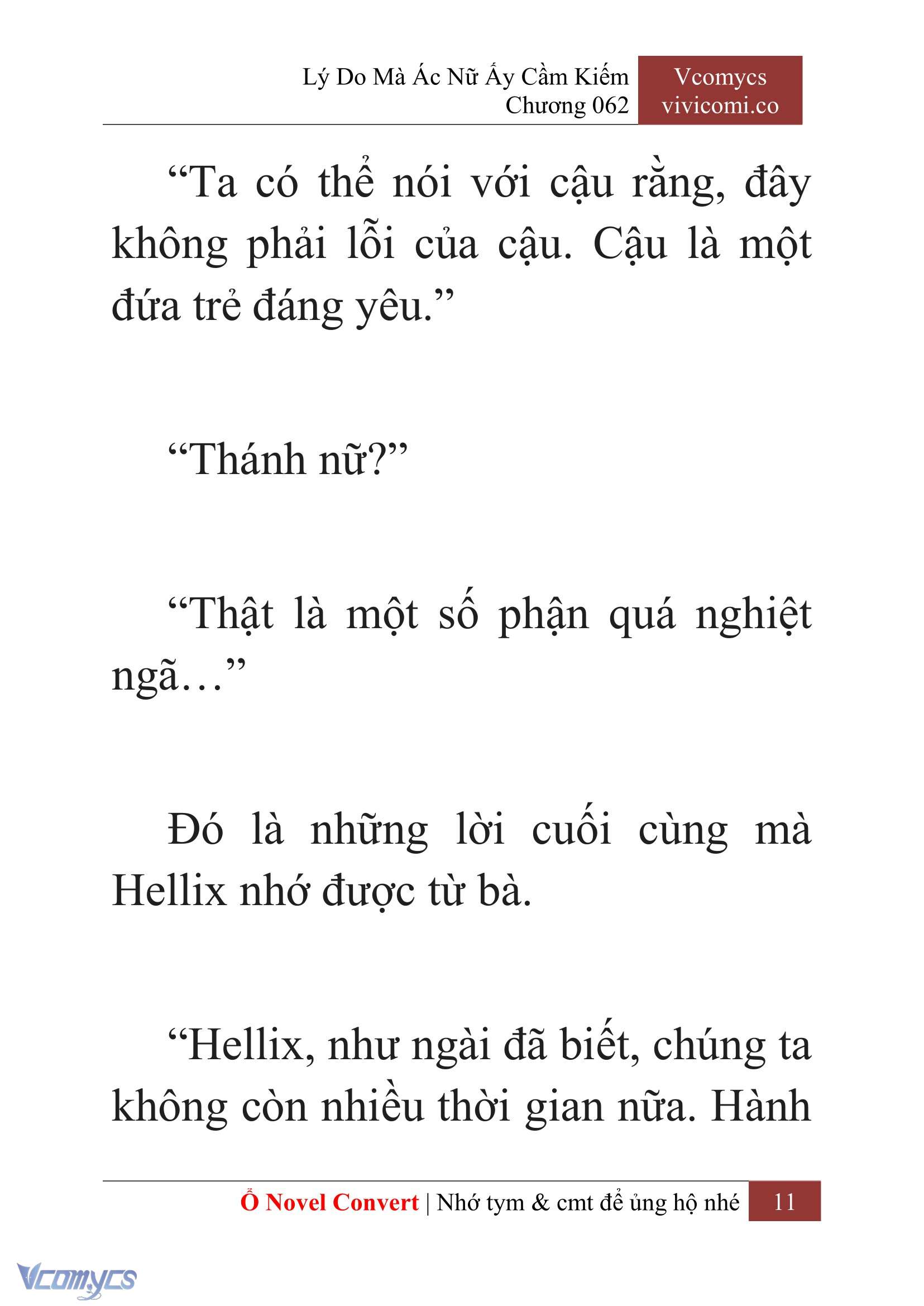 [Novel] Lý Do Mà Ác Nữ Ấy Cầm Kiếm Chap 62 - Trang 2