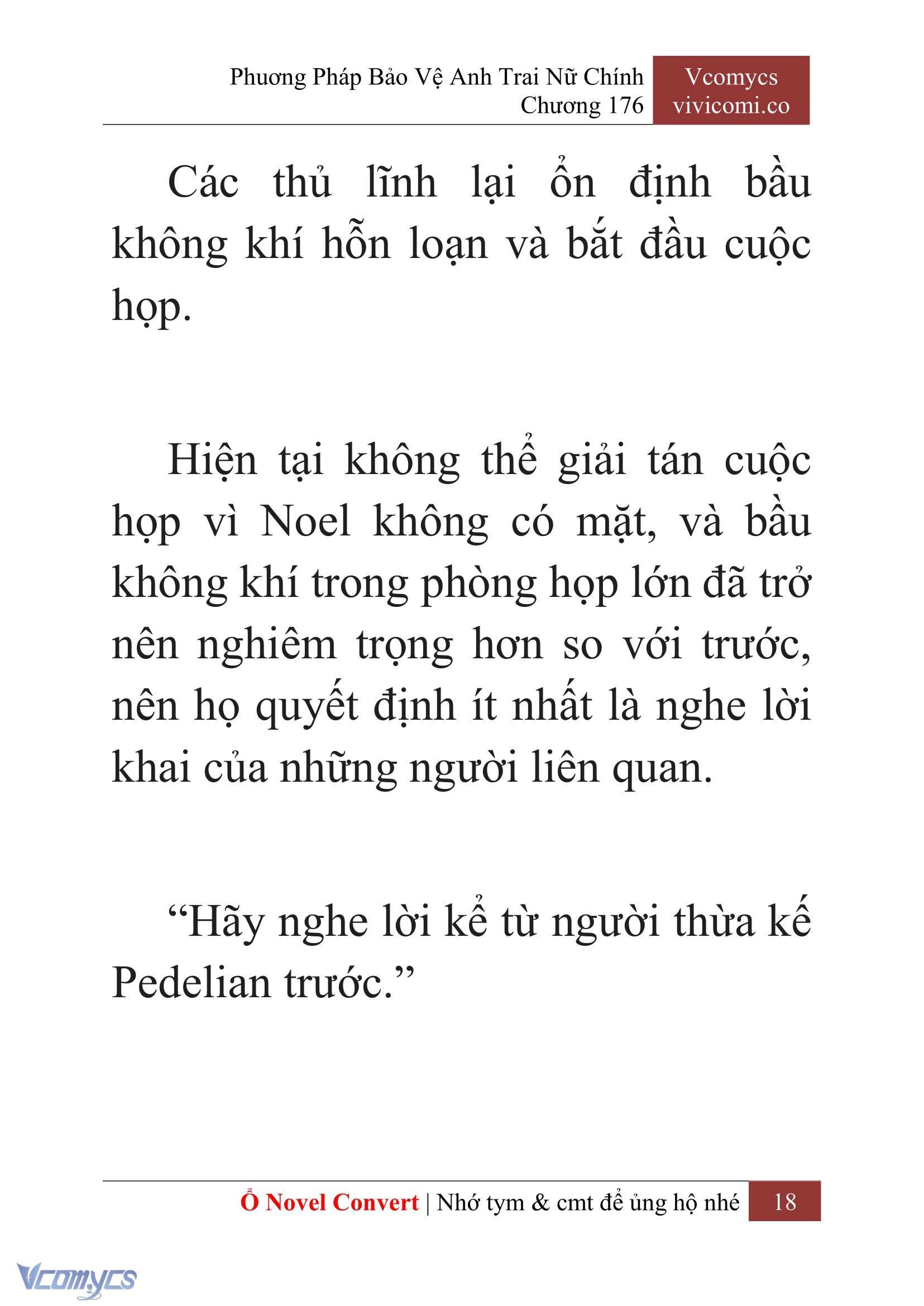 [Novel] Phương Pháp Bảo Vệ Anh Trai Nữ Chính Chap 176 - Trang 2