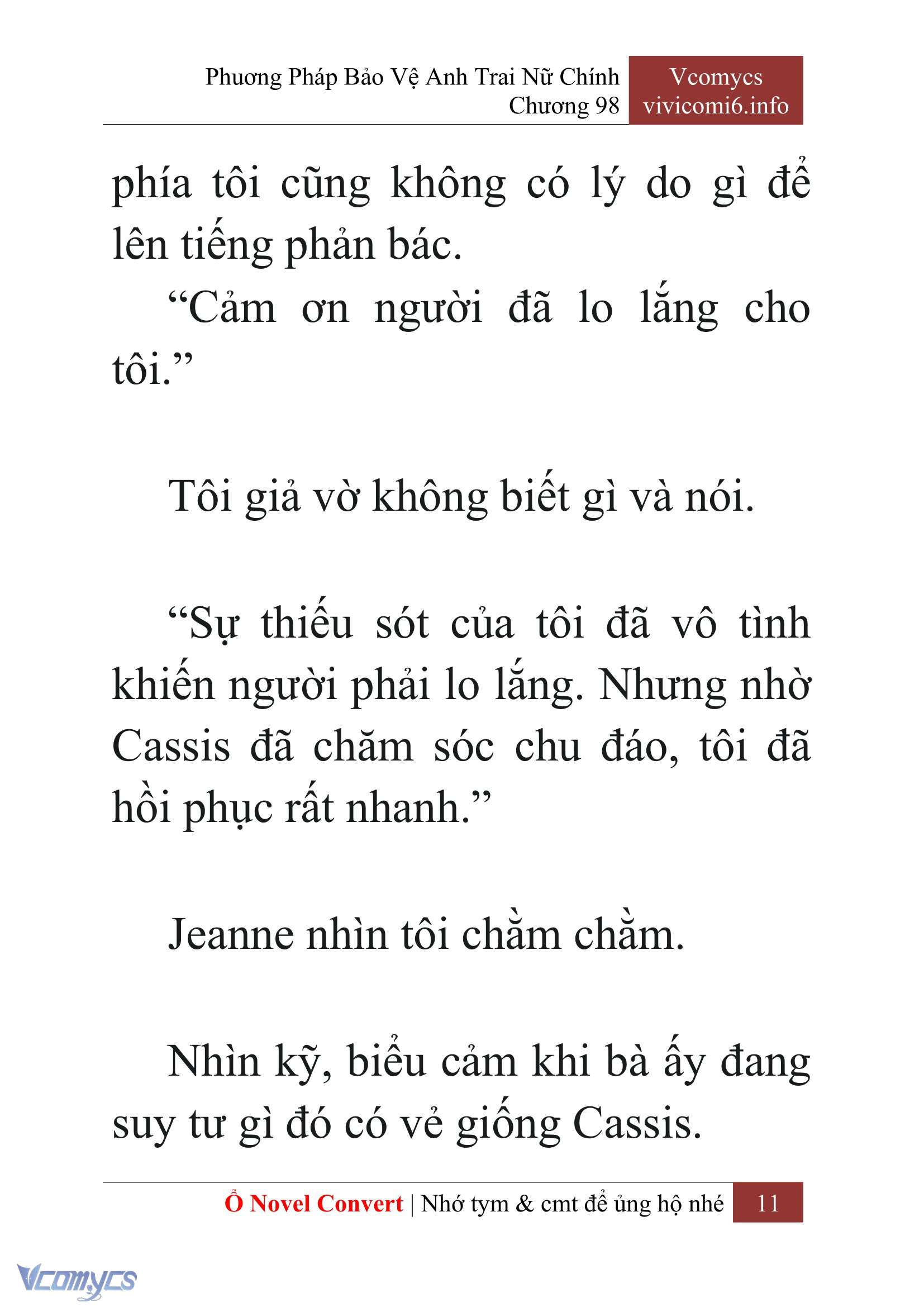 [Novel] Phương Pháp Bảo Vệ Anh Trai Nữ Chính Chap 98 - Trang 2