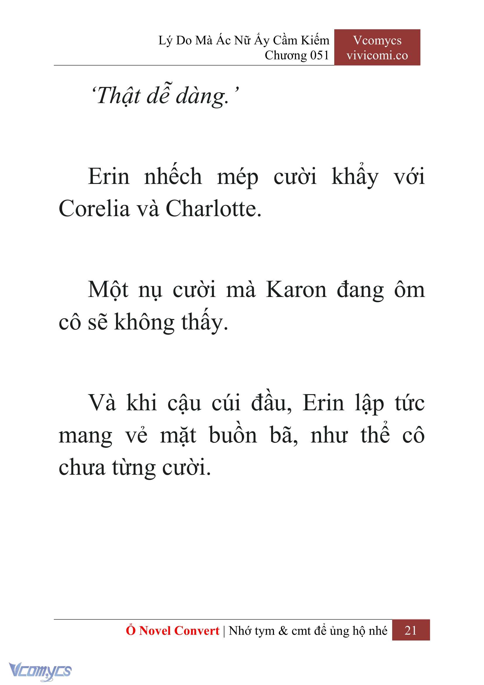 [Novel] Lý Do Mà Ác Nữ Ấy Cầm Kiếm Chap 51 - Trang 2