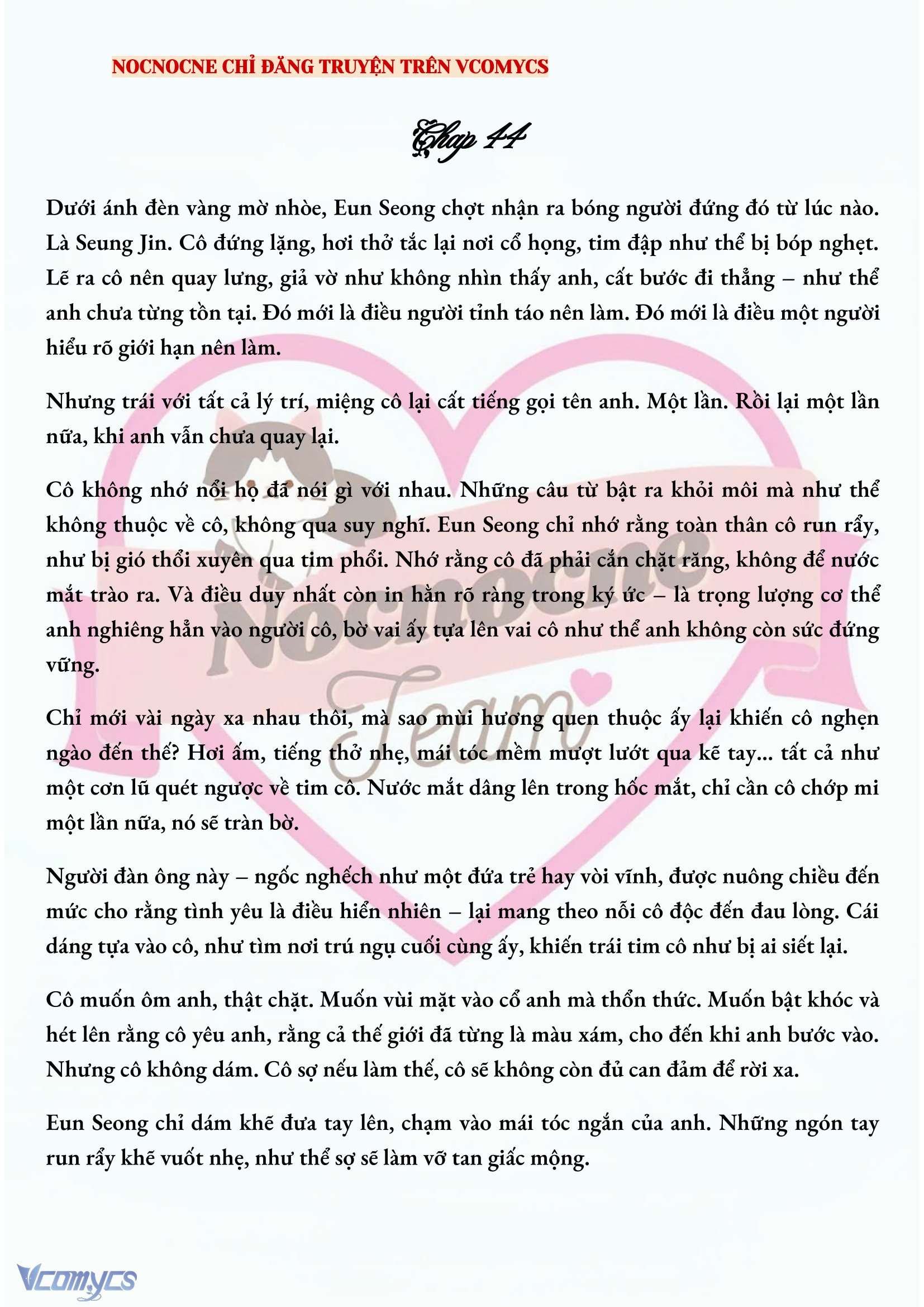 [NOVEL] CHÚNG TA KẾT THÚC VÀO MÙA THU Chap 44 - Next Chap 45