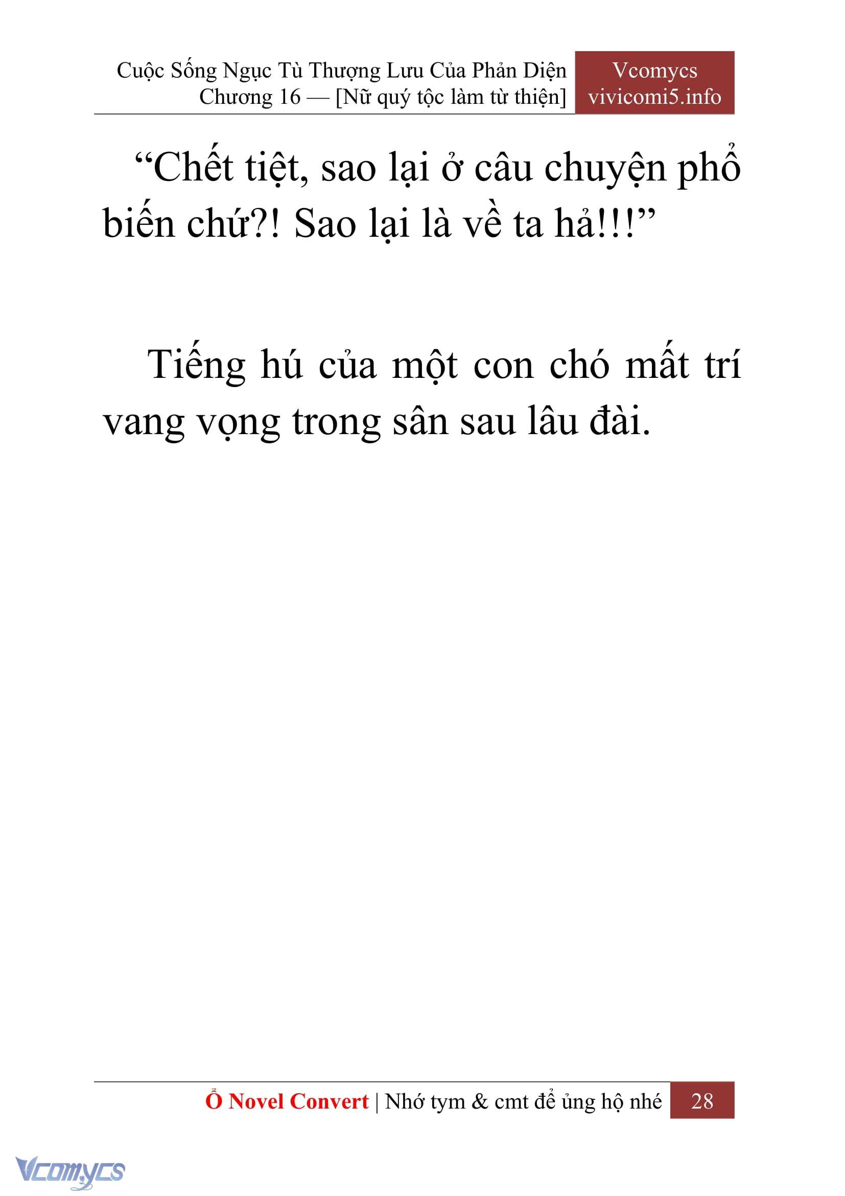 [Novel] Cuộc Sống Ngục Tù Thượng Lưu Của Nhân Vật Phản Diện Chap 16 - Trang 2