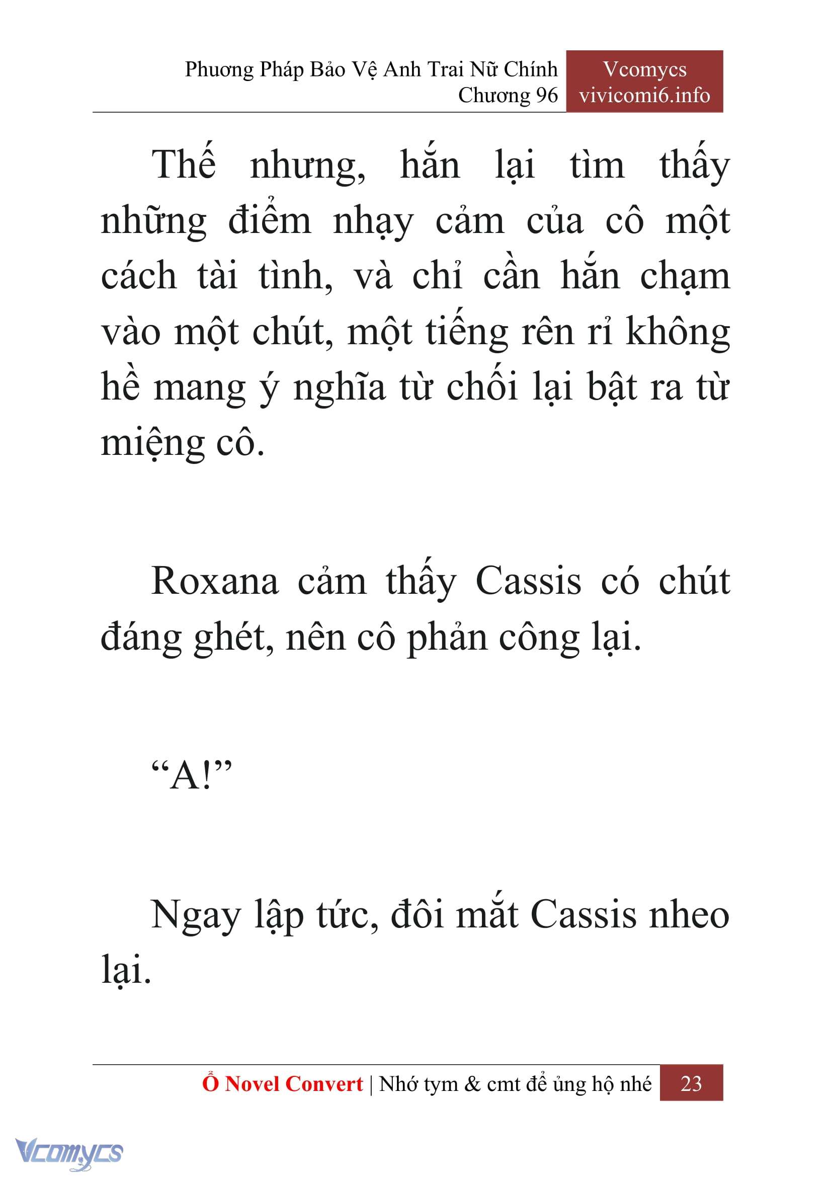 [Novel] Phương Pháp Bảo Vệ Anh Trai Nữ Chính Chap 96 - Trang 2