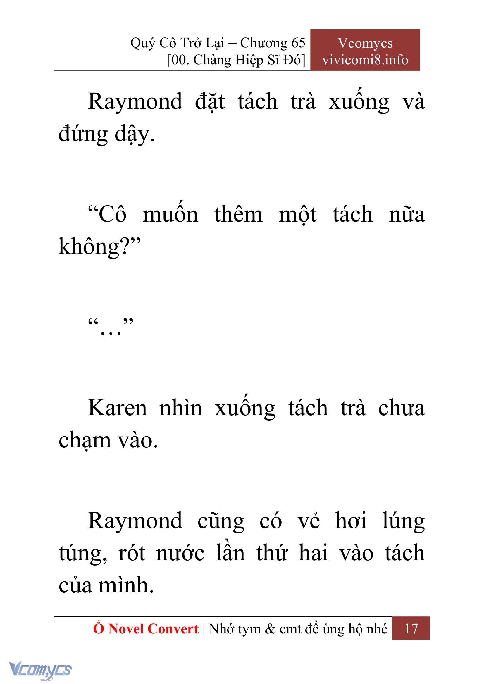 [Novel] Quý Cô Trở Lại Chap 65 - Trang 2