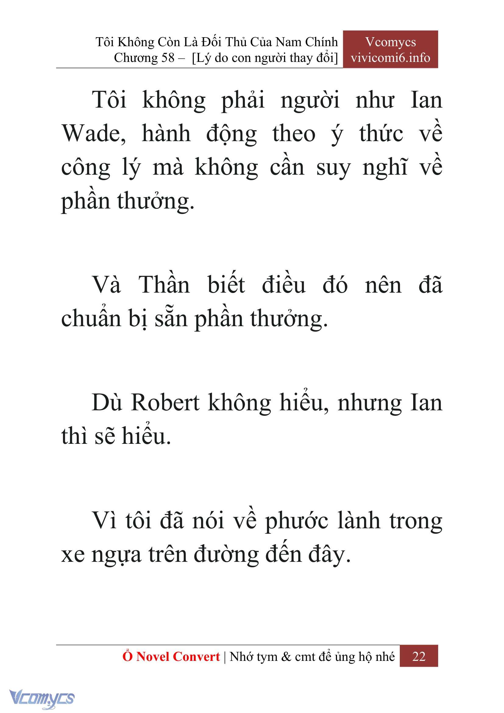 [Novel] Tôi Không Còn Là Đối Thủ Của Nam Chính Chap 58 - Trang 2