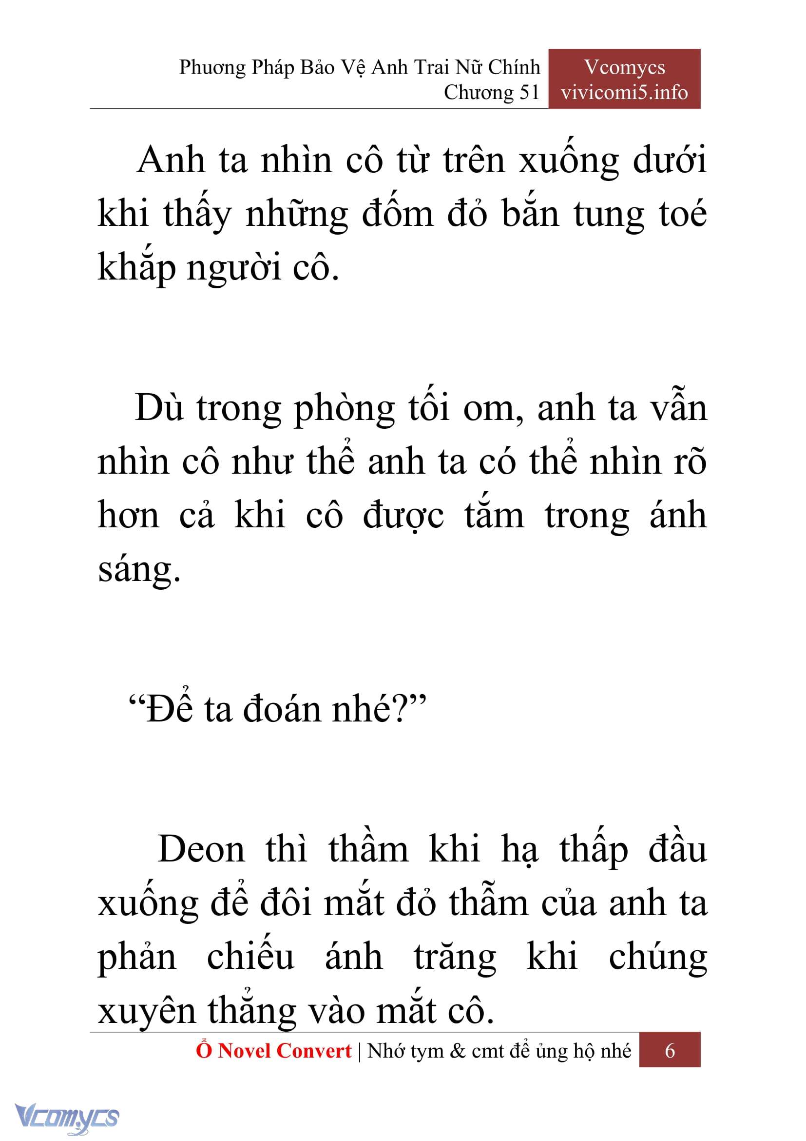 [Novel] Phương Pháp Bảo Vệ Anh Trai Nữ Chính Chap 51 - Trang 2