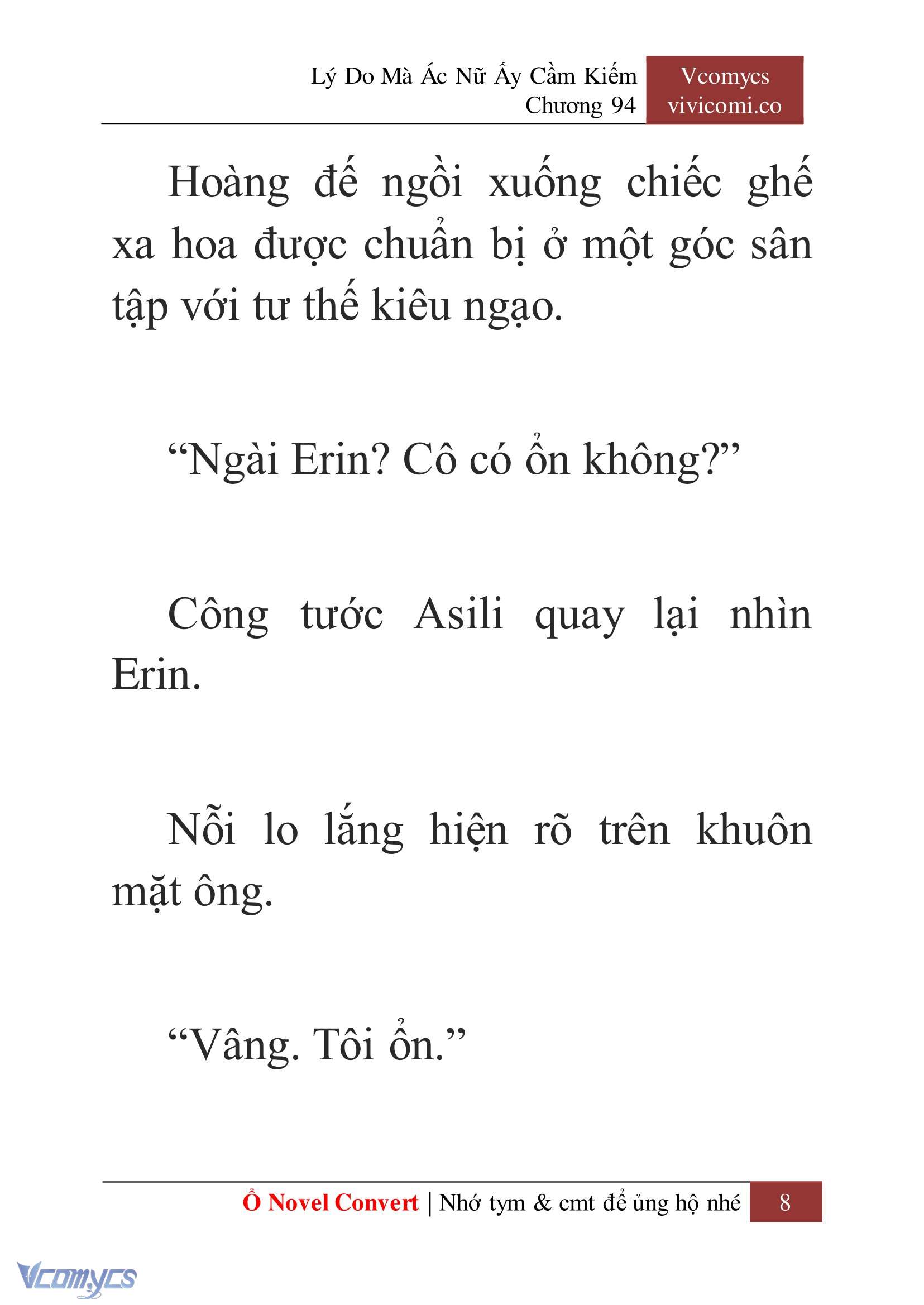 [Novel] Lý Do Mà Ác Nữ Ấy Cầm Kiếm Chap 94 - Trang 2