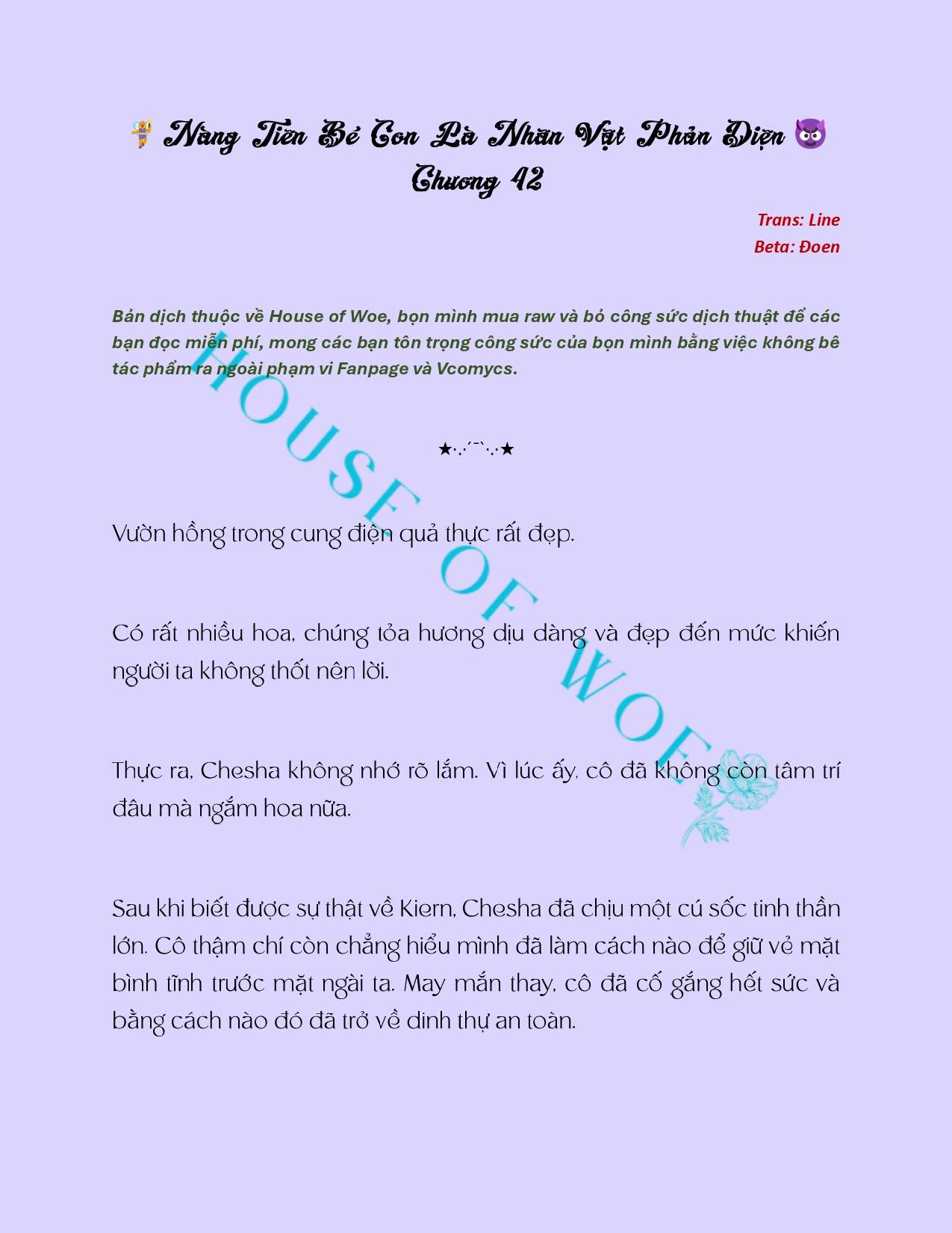 [NOVEL] NÀNG TIÊN BÉ CON LÀ NHÂN VẬT PHẢN DIỆN Chap 42 - Next Chap 43