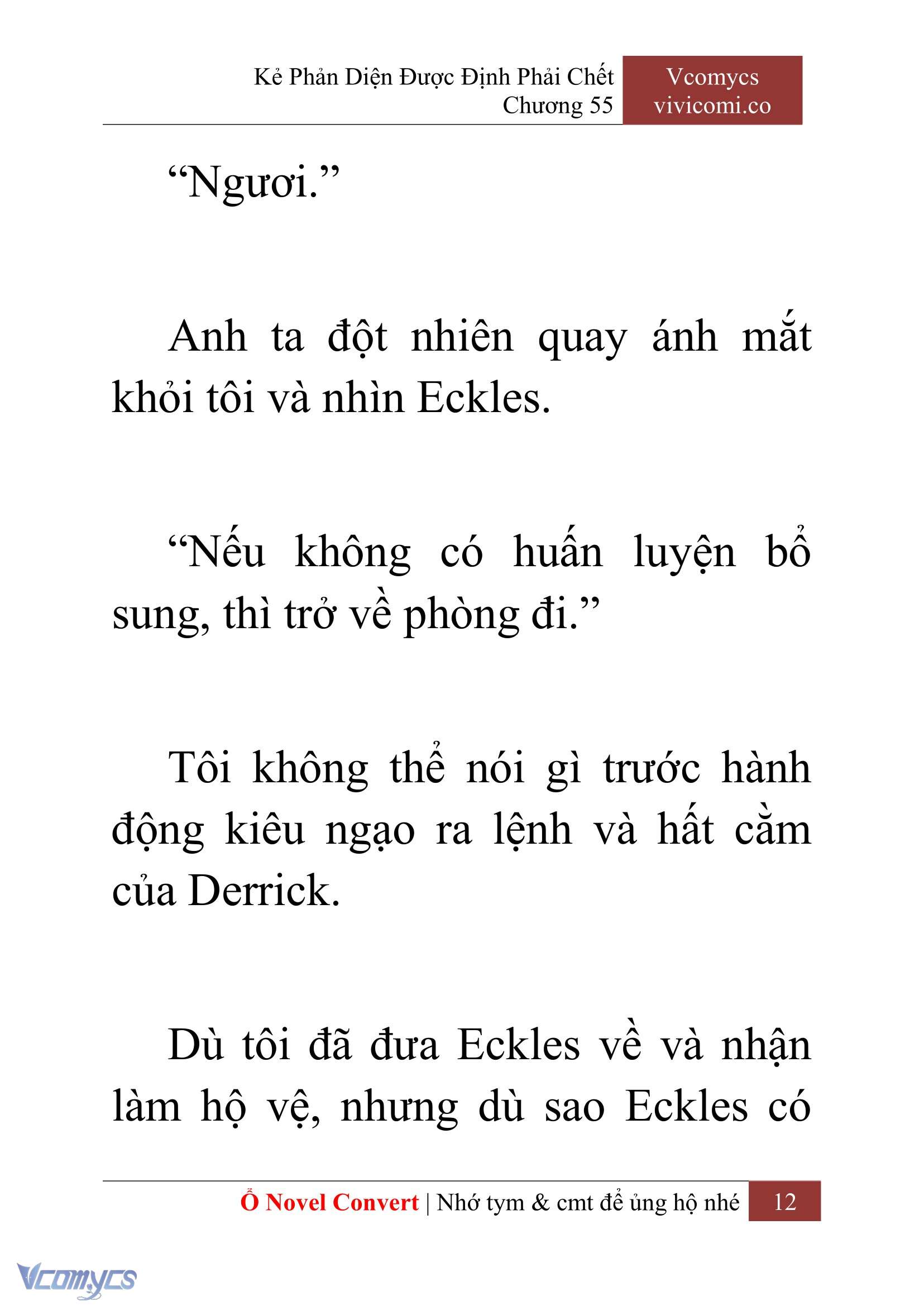 [Novel] Kẻ Phản Diện Được Định Phải Chết Chap 55 - Trang 2