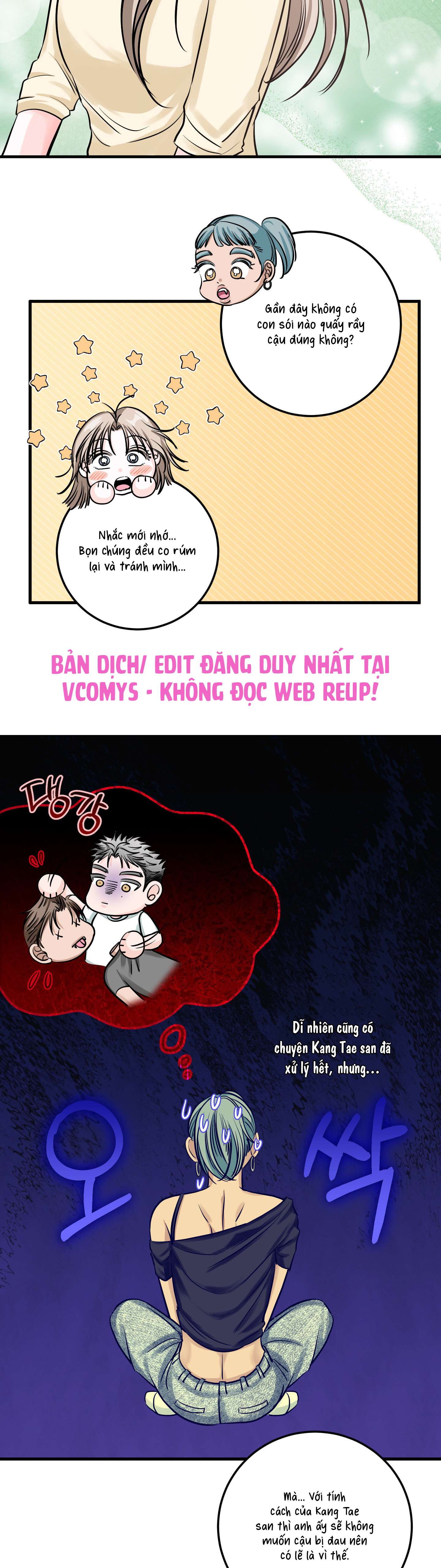 [ 18+ ] Con sói nguy hiểm! Chap 15 - Trang 2