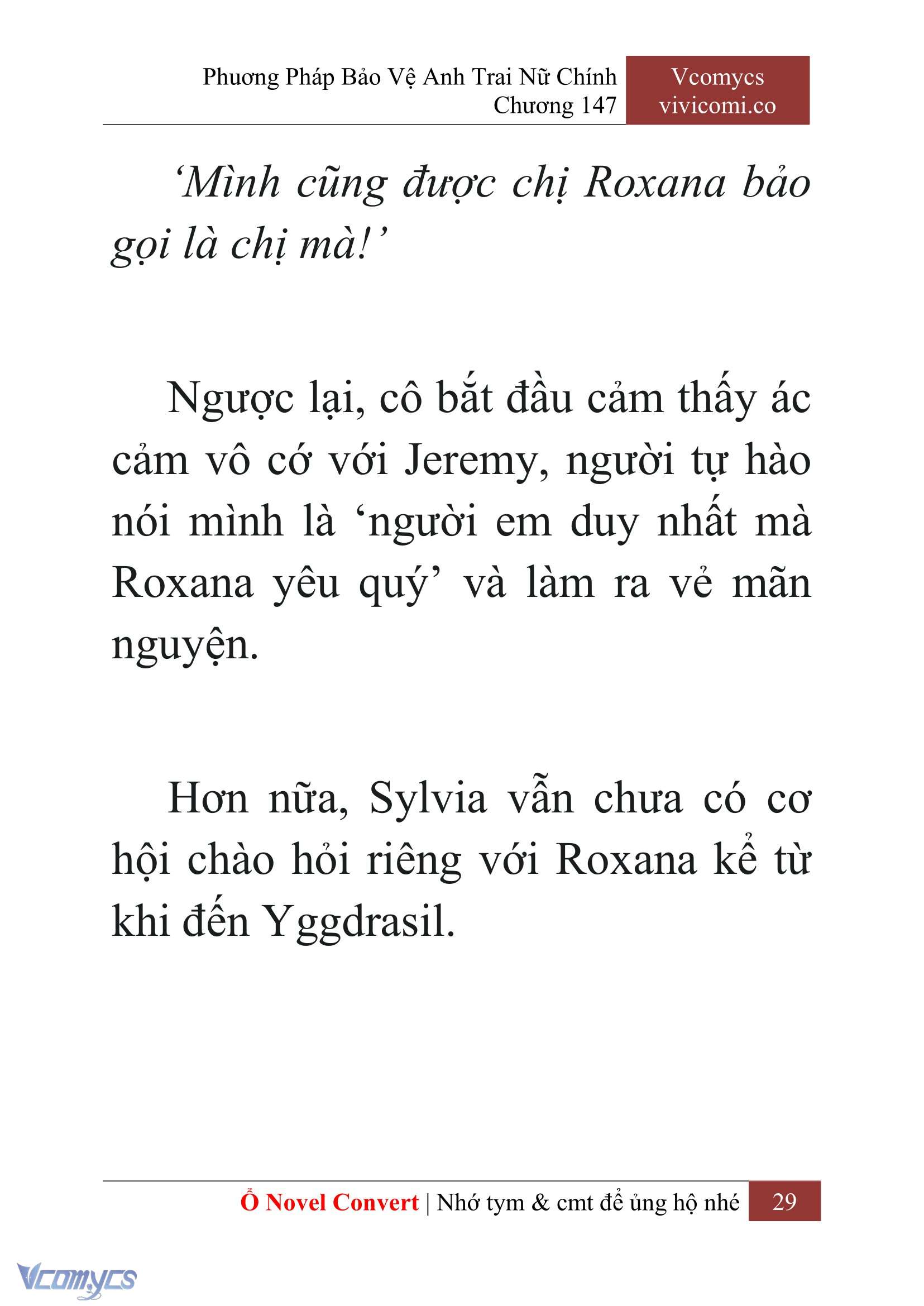 [Novel] Phương Pháp Bảo Vệ Anh Trai Nữ Chính Chap 147 - Next 