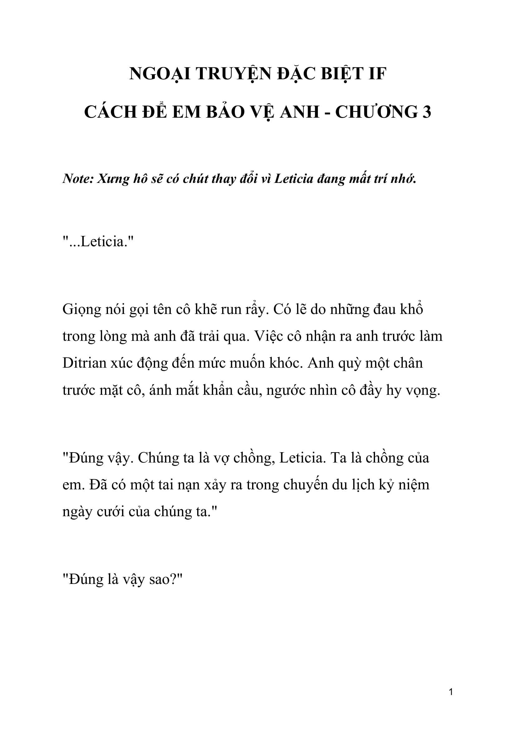 [NOVEL] Ngoại Truyện Cách Để Em Bảo Vệ Anh Chap 95 - Next Chap 96