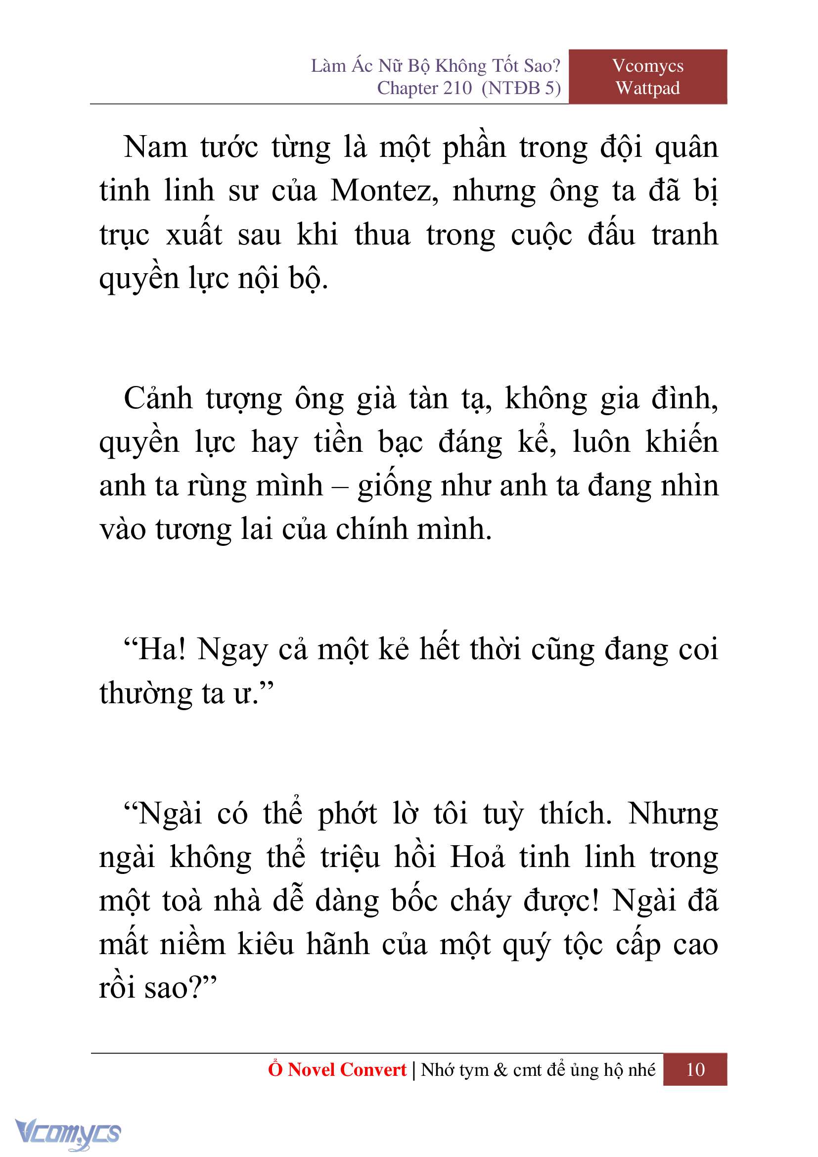 [Novel] Làm Ác Nữ Bộ Không Tốt Sao? Chap 210 - Trang 2