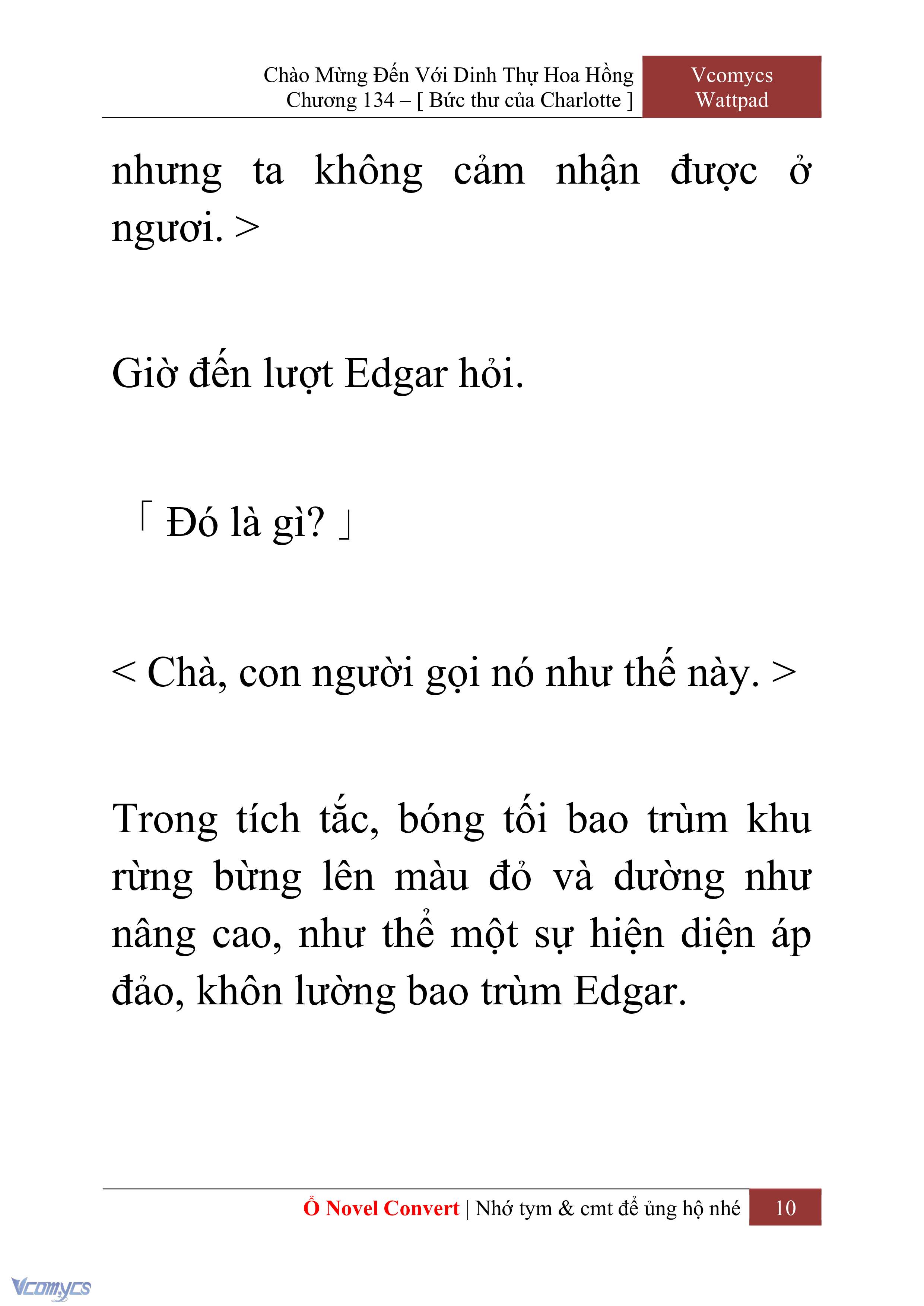 [Novel] Chào Mừng Đến Với Dinh Thự Hoa Hồng Chap 134 - Trang 2