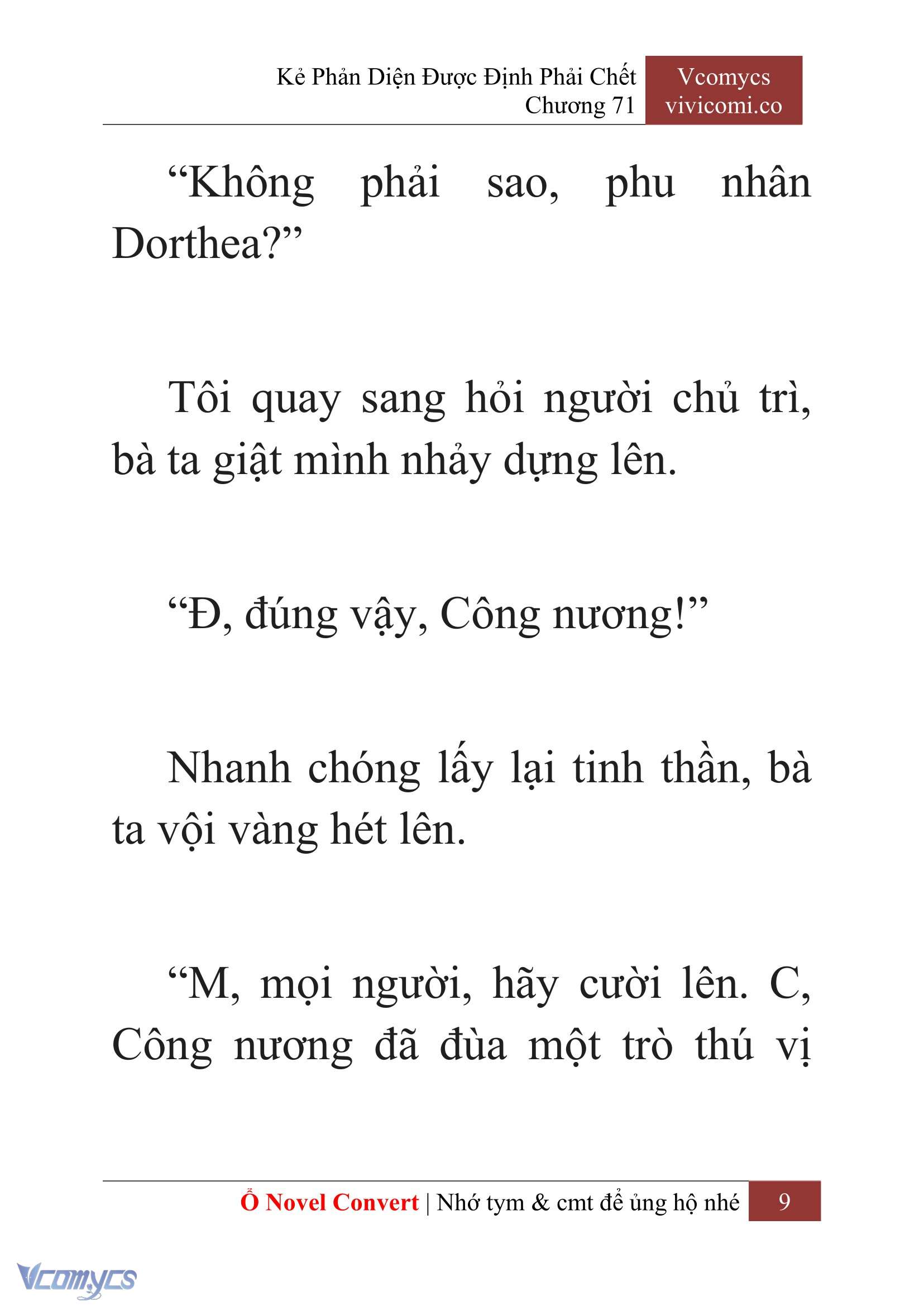 [Novel] Kẻ Phản Diện Được Định Phải Chết Chap 71 - Trang 2
