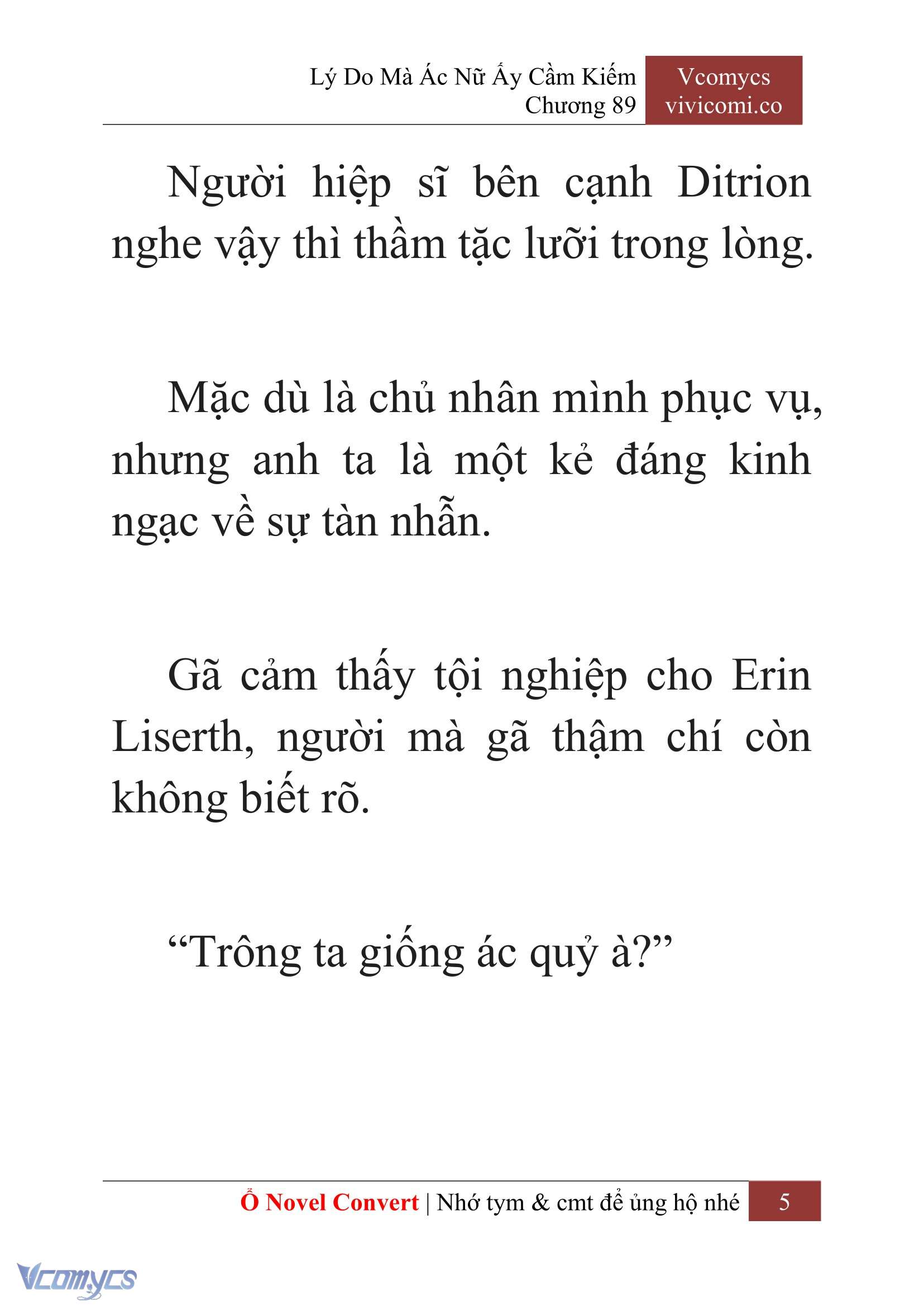 [Novel] Lý Do Mà Ác Nữ Ấy Cầm Kiếm Chap 89 - Trang 2