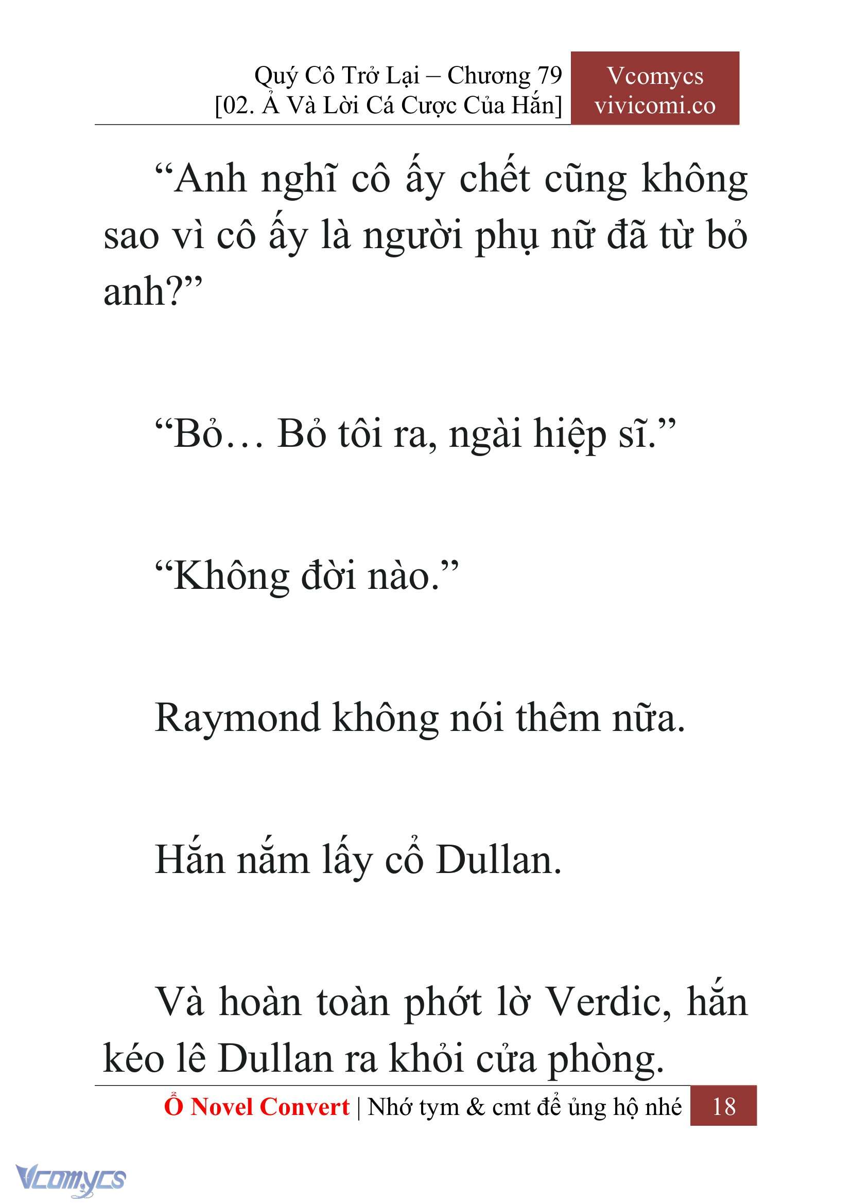 [Novel] Quý Cô Trở Lại Chap 79 - Trang 2