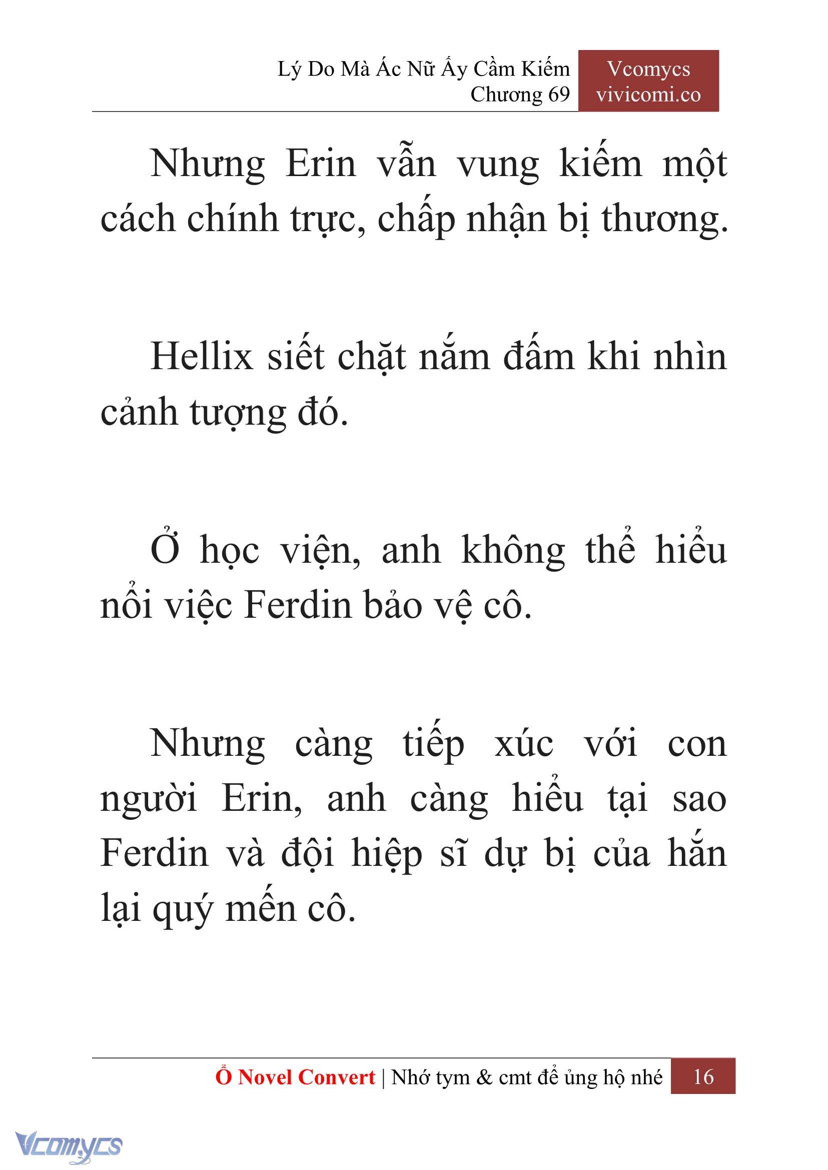[Novel] Lý Do Mà Ác Nữ Ấy Cầm Kiếm Chap 69 - Trang 2