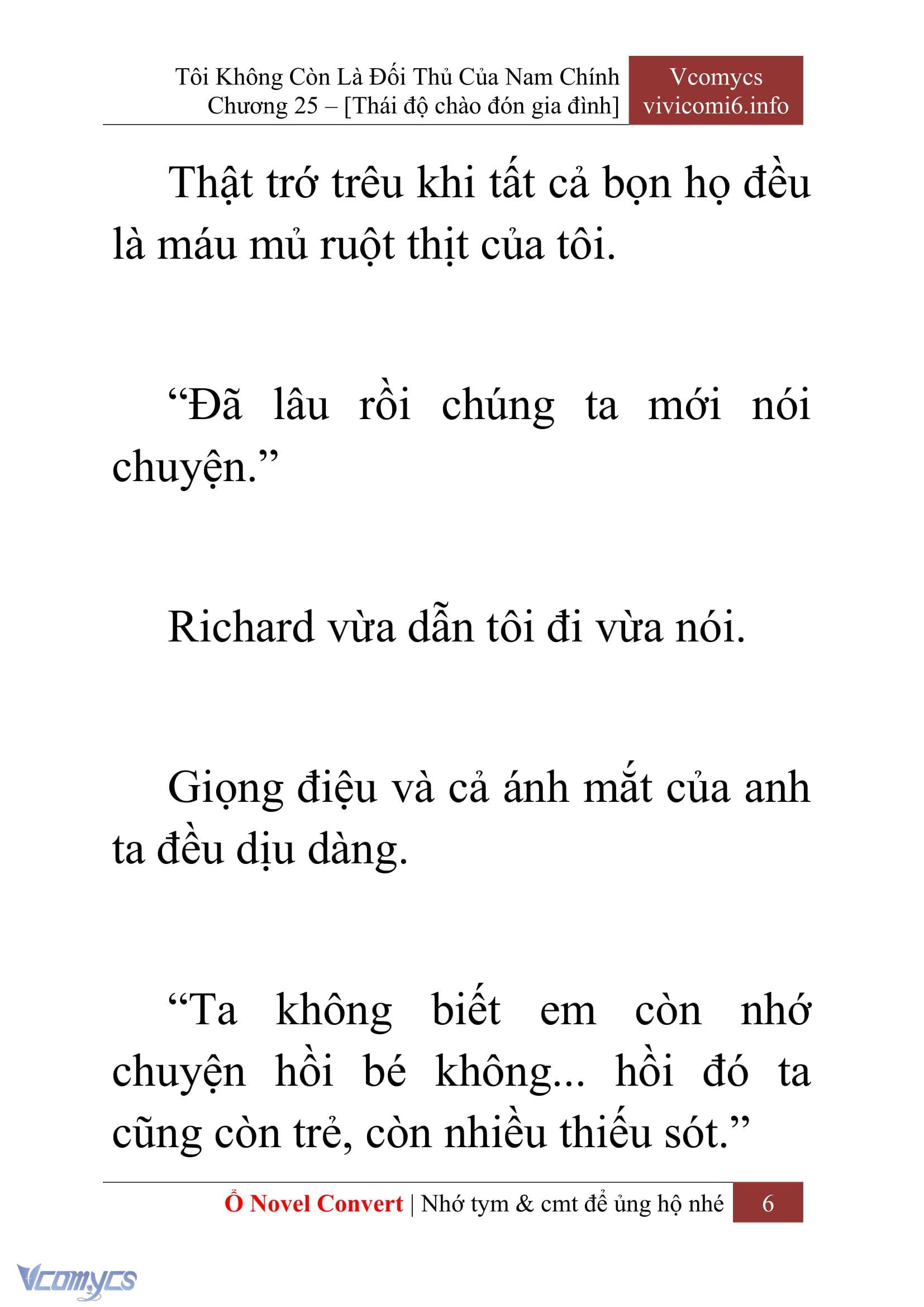 [Novel] Tôi Không Còn Là Đối Thủ Của Nam Chính Chap 25 - Trang 2