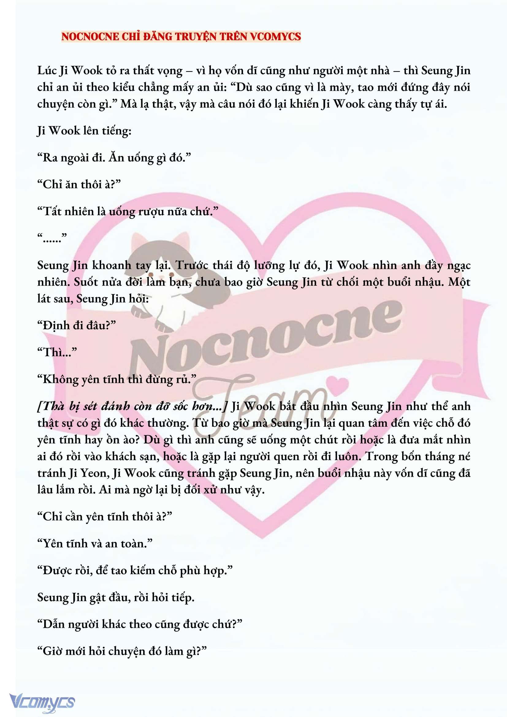 [NOVEL] CHÚNG TA KẾT THÚC VÀO MÙA THU Chap 18 - Next Chap 19